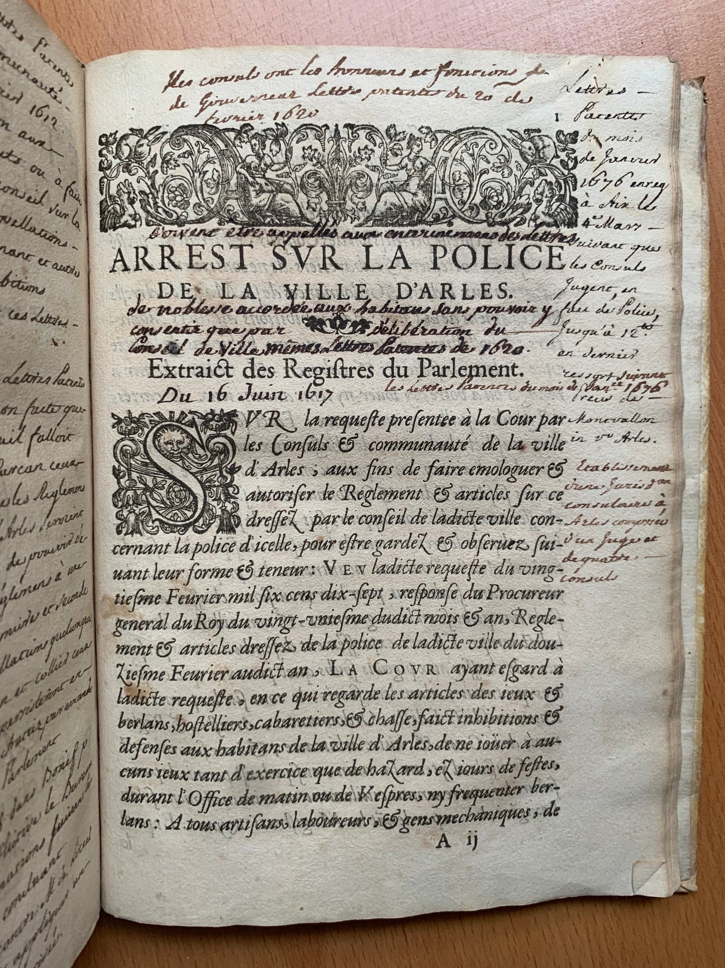 Deux Conventions entre Charles I et Louis II. Anciens contes de Provence, & et les citoyens de la ville d'Arles : contenant les libertés & réservations desdits citoyens. - 1617