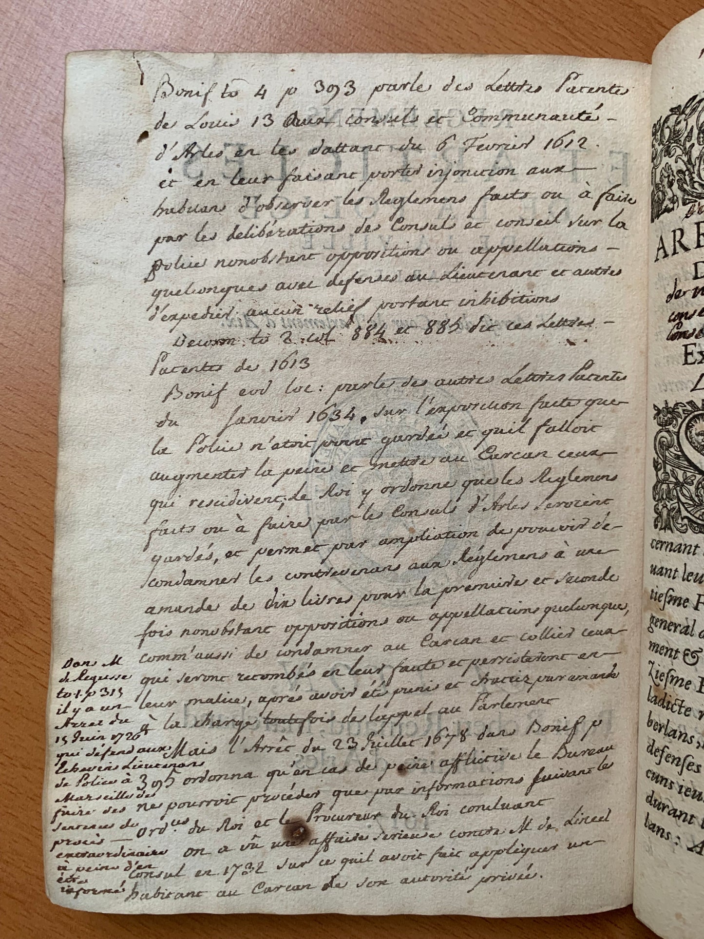 Deux Conventions entre Charles I et Louis II. Anciens contes de Provence, & et les citoyens de la ville d'Arles : contenant les libertés & réservations desdits citoyens. - 1617