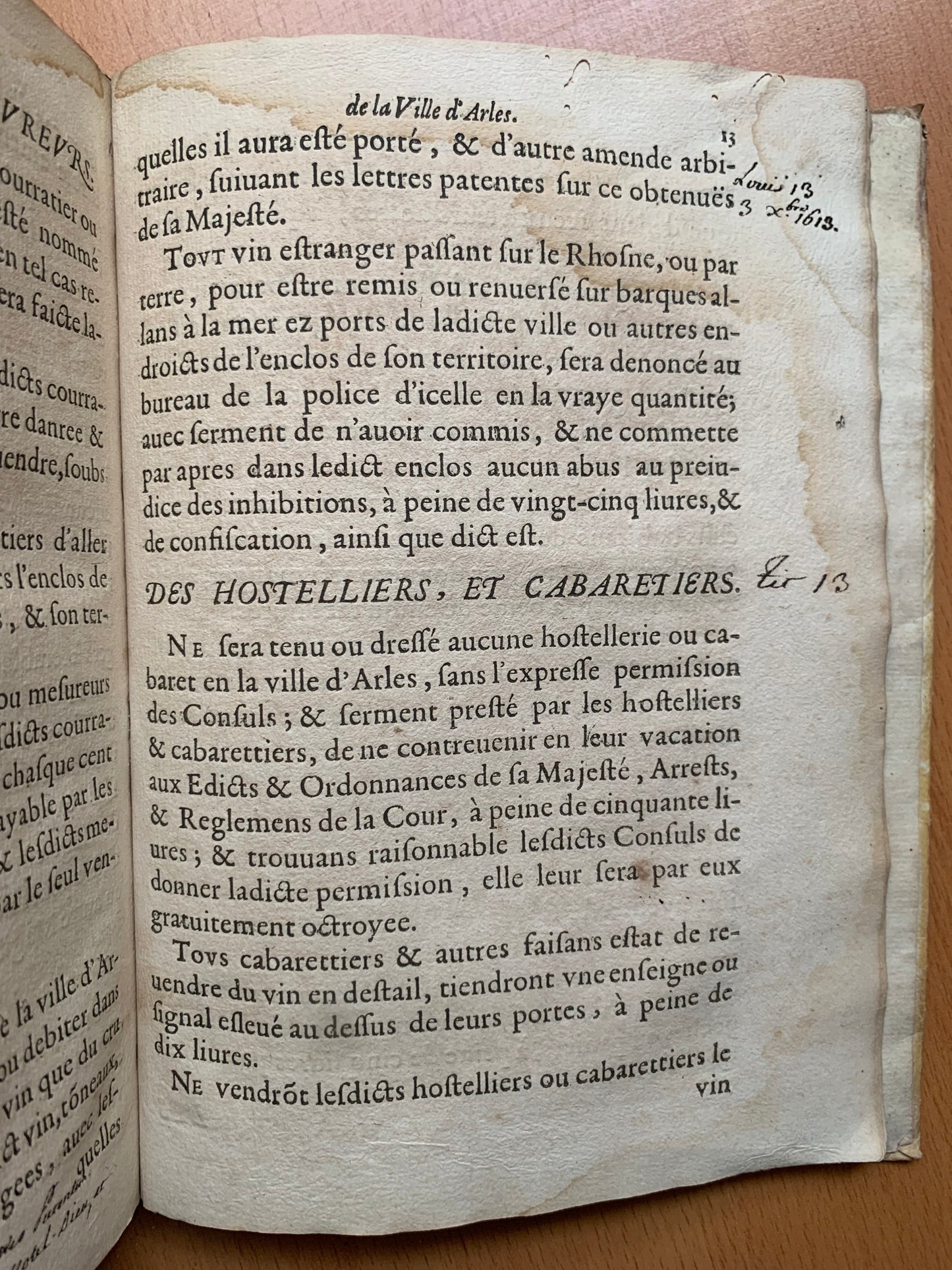 Two Conventions between Charles I and Louis II. Ancient tales of Provence, and the citizens of the city of Arles: containing the liberties and reservations of the said citizens. - 1617