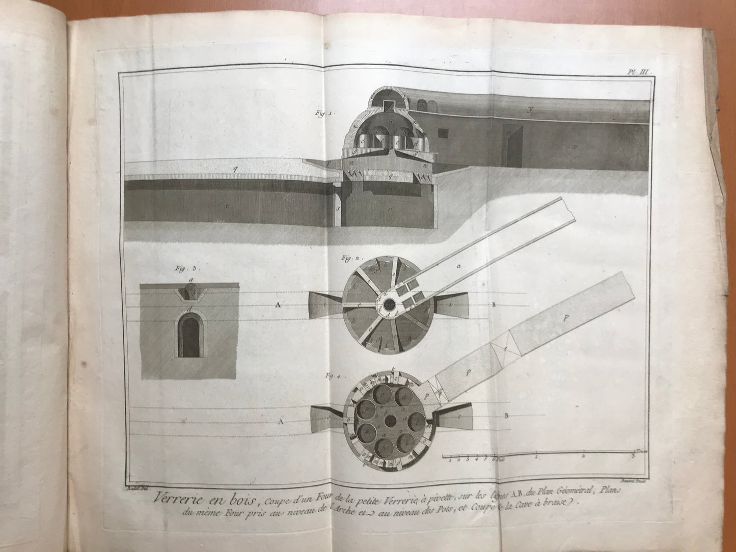 Ensemble complet des 58 planches sur la verrerie et le vitrier - Encyclopédie Diderot d'Alembert - XVIIIe