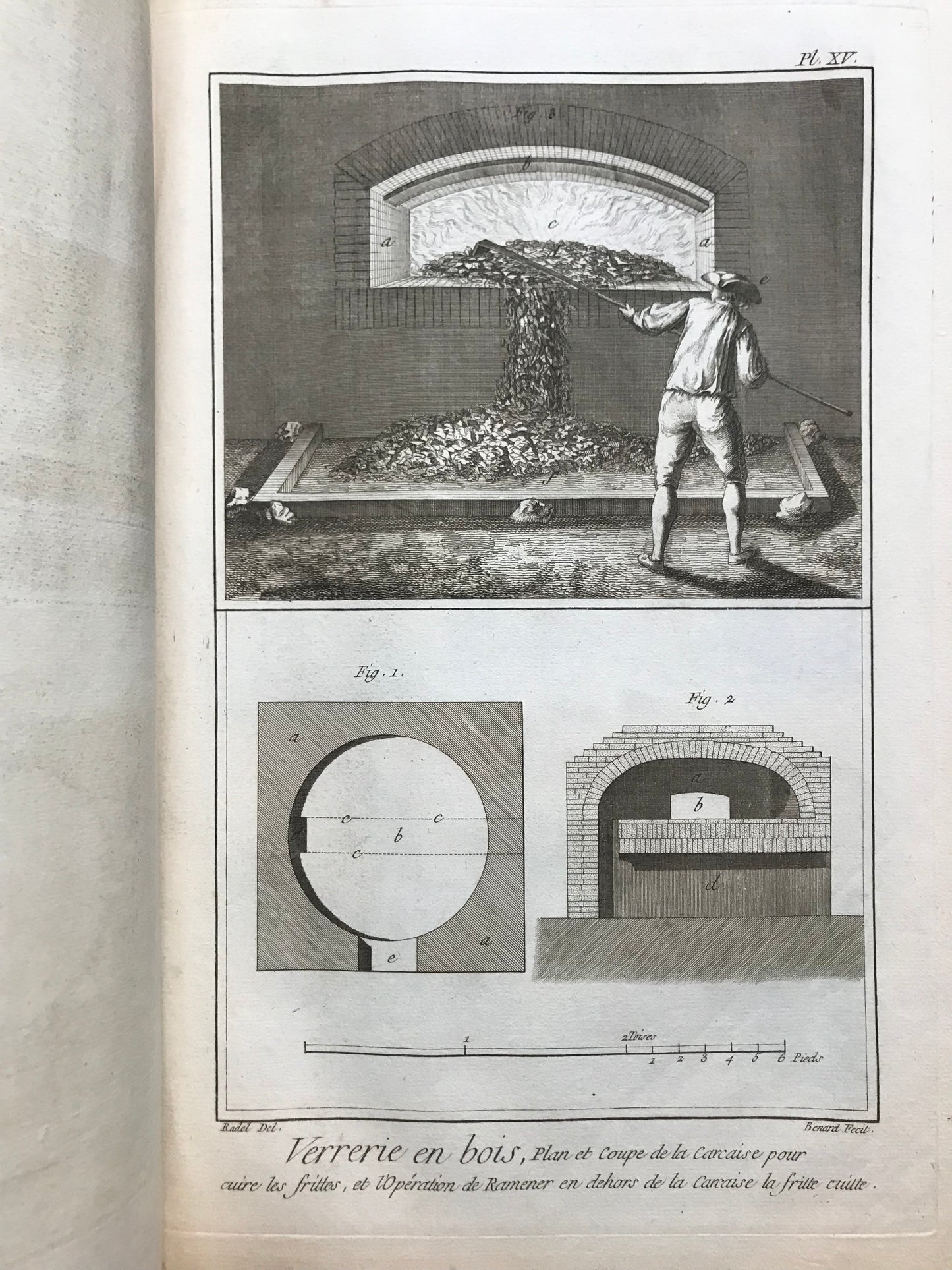 Ensemble complet des 58 planches sur la verrerie et le vitrier - Encyclopédie Diderot d'Alembert - XVIIIe