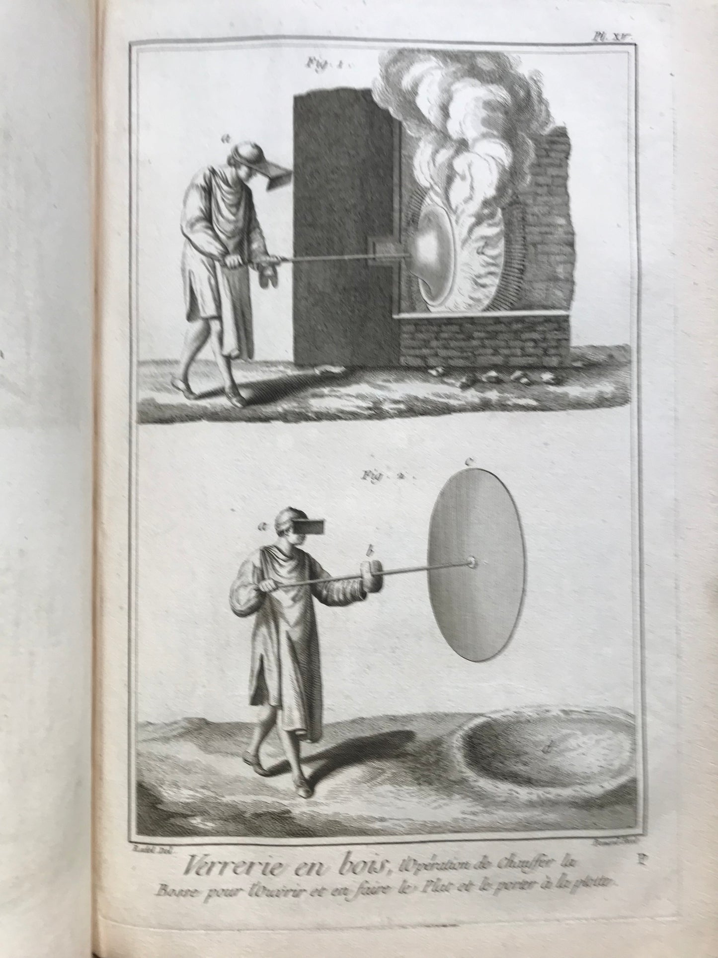 Ensemble complet des 58 planches sur la verrerie et le vitrier - Encyclopédie Diderot d'Alembert - XVIIIe