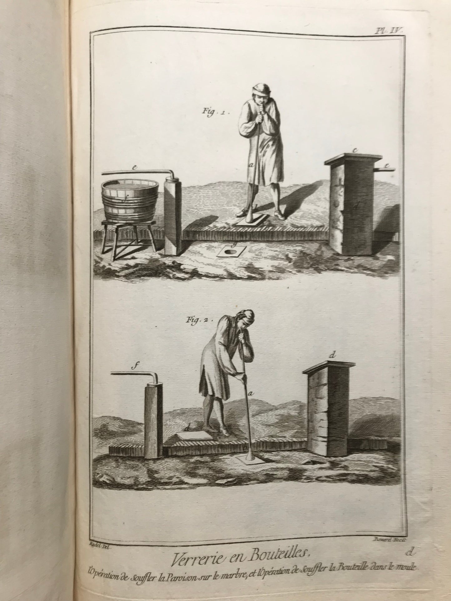 Ensemble complet des 58 planches sur la verrerie et le vitrier - Encyclopédie Diderot d'Alembert - XVIIIe