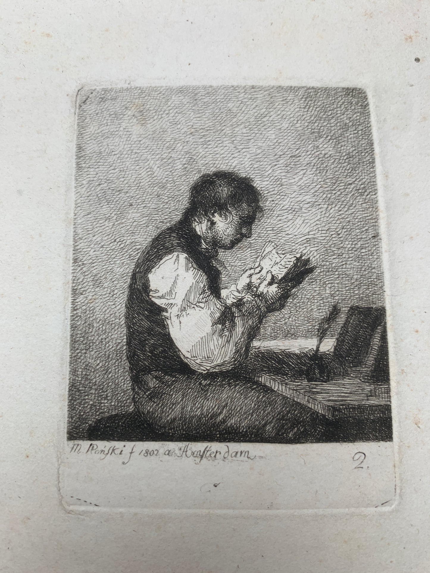 Michel Plonski - Suite de 6 gravures - Eaux fortes - Amsterdam - 1802