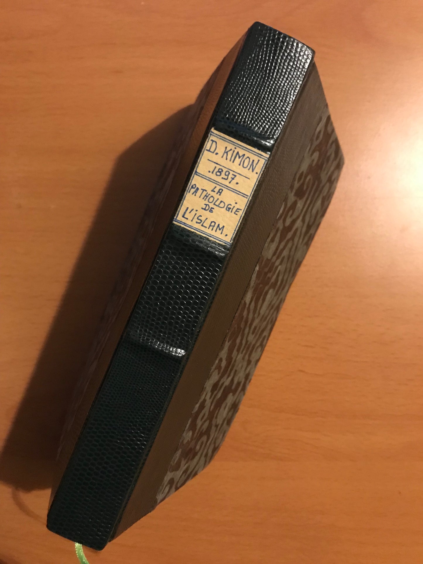 La Pathologie de l'Islam et les moyens de la détruire - Etude psychologique - Définition des sociétés aryennes & des sociétés sémitiques Islamisme - Mahomet - Le Koran - Le Fatalisme - L'Osmanisme - Solution de la Question arménienne - Kimon - 1897