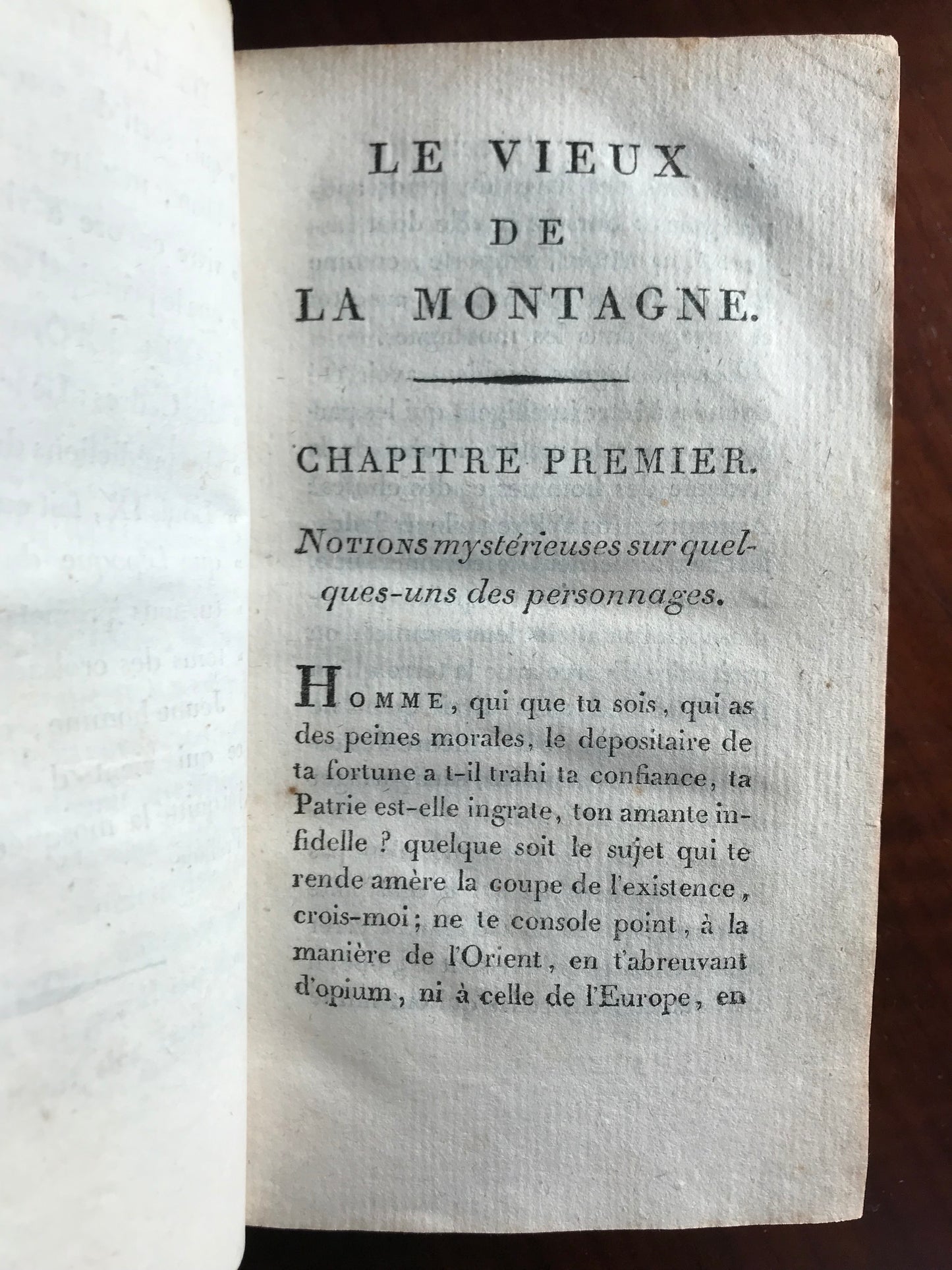 Le Vieux de la Montagne - Histoire orientale - Traduite de l'arabe par l'Auteur de la Philosophie de la Nature - Jean-Baptiste-Claude Delisle de Sales - Première édition de la traduction française - 1799