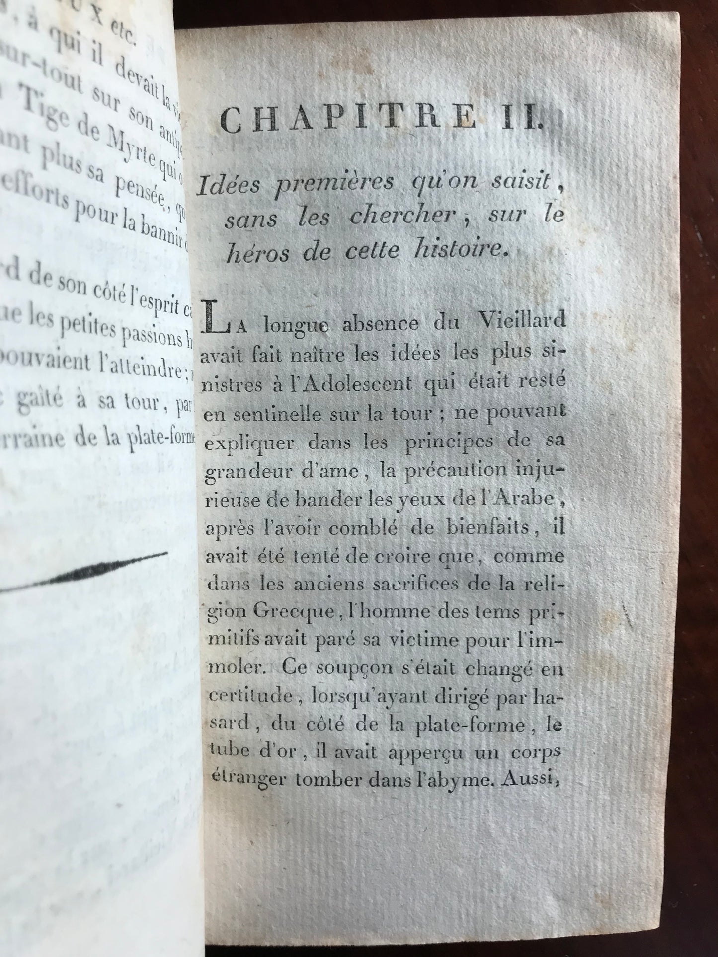 Le Vieux de la Montagne - Histoire orientale - Traduite de l'arabe par l'Auteur de la Philosophie de la Nature - Jean-Baptiste-Claude Delisle de Sales - Première édition de la traduction française - 1799