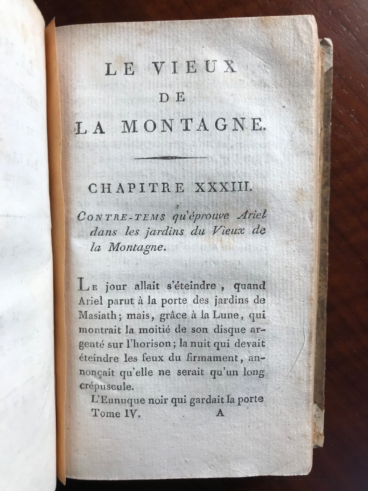 The Old Man of the Mountain - Oriental History - Translated from Arabic by the Author of the Philosophy of Nature - Jean-Baptiste-Claude Delisle de Sales - First edition of the French translation - 1799