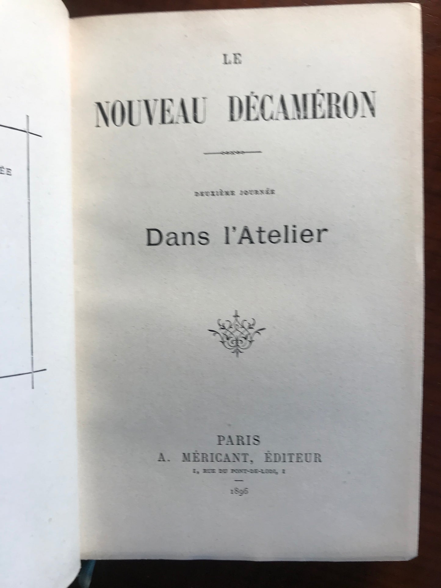 Le nouveau Décaméron - Mérican - Exemplaire sur Japon - 1896