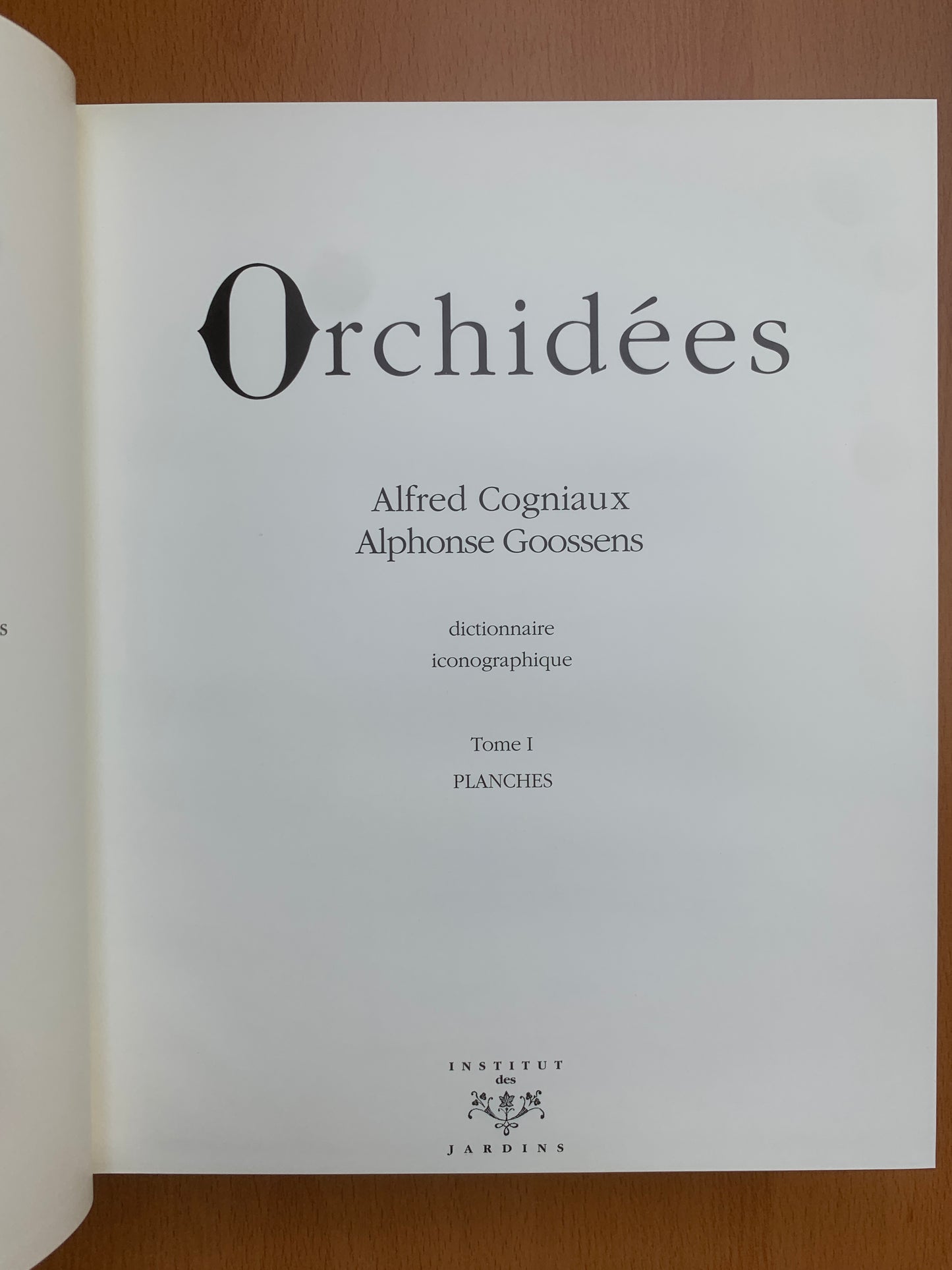 Orchidées - Dictionnaire iconographique - Cogniaux et Goossens - 1990