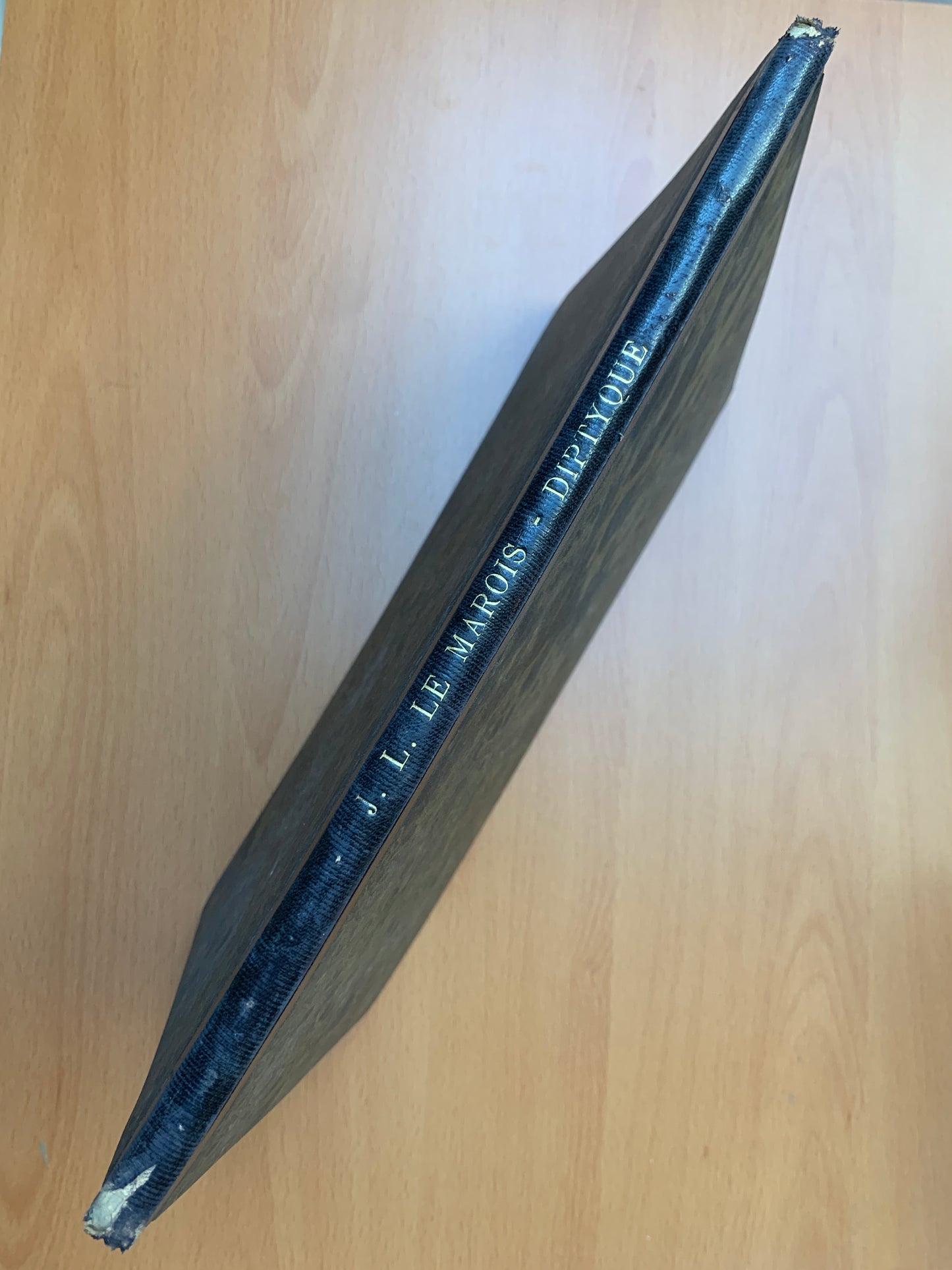 Diptyque - Bois original de Lucien Jacques - Le Marois - Edition originale - 1926