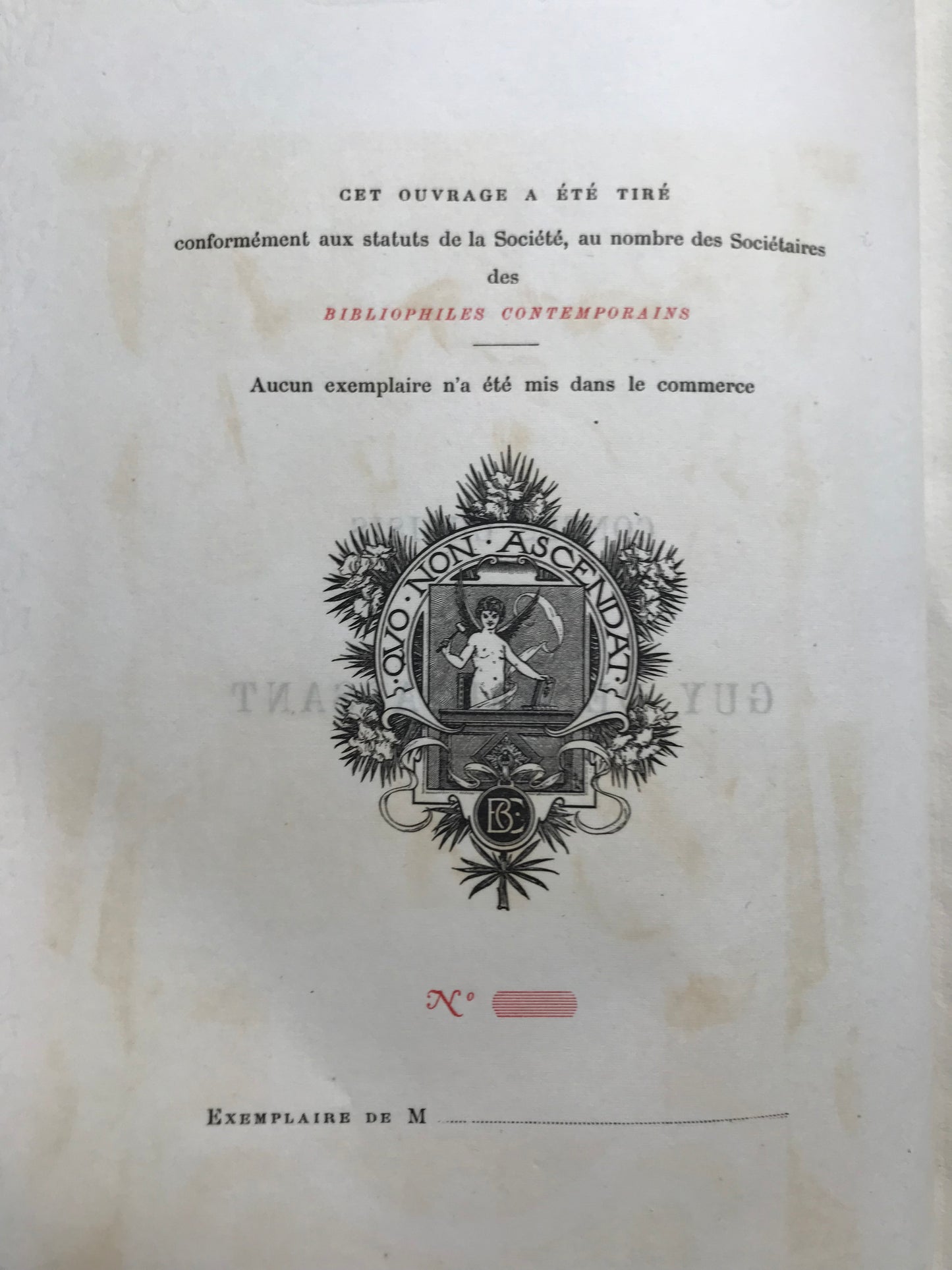 Le Loup - Histoire de chasse - Guy de Maupassant - Contes choisis publiés par les Bibliophiles Contemporains - 1891