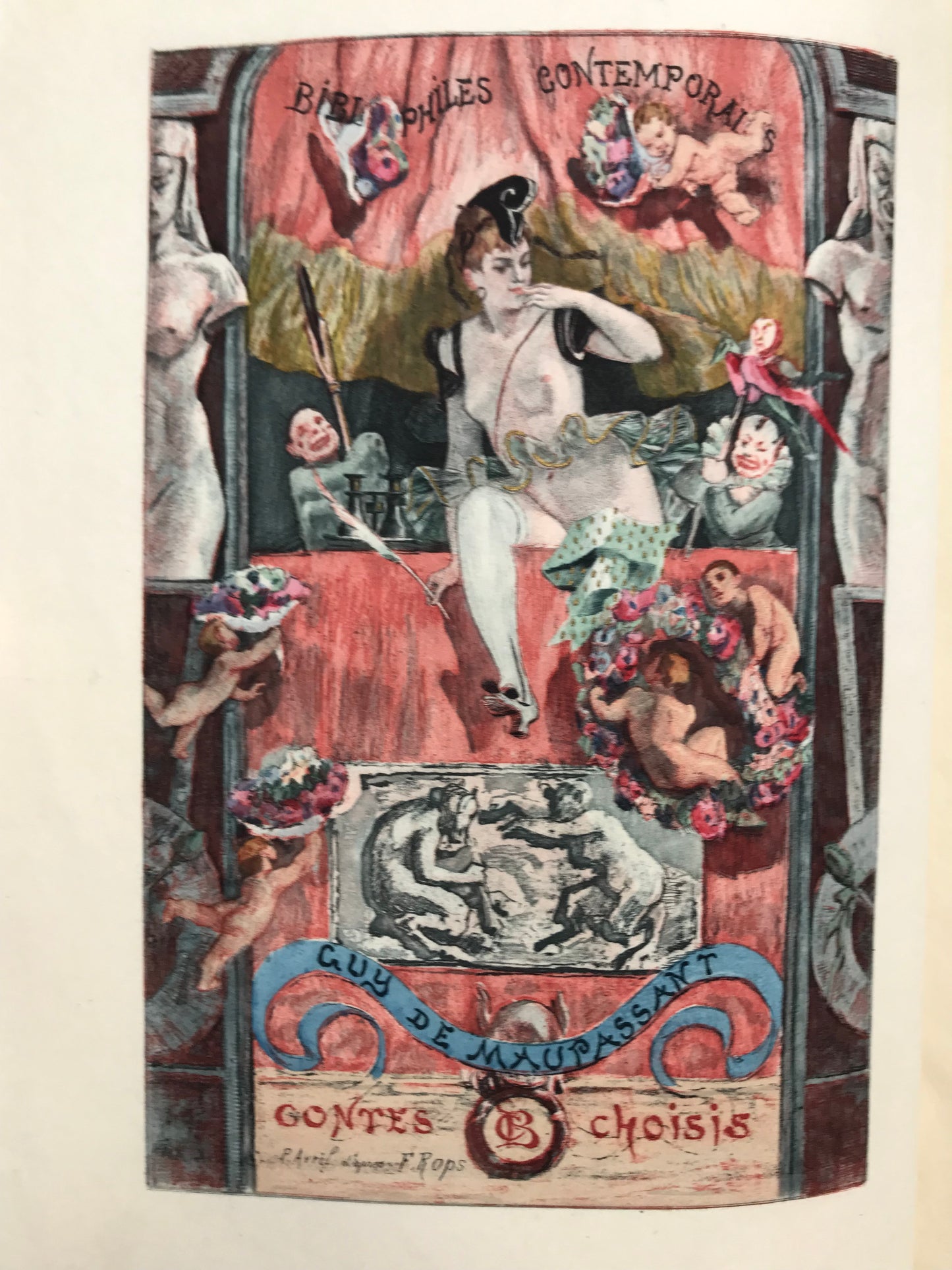 Le Loup - Histoire de chasse - Guy de Maupassant - Contes choisis publiés par les Bibliophiles Contemporains - 1891