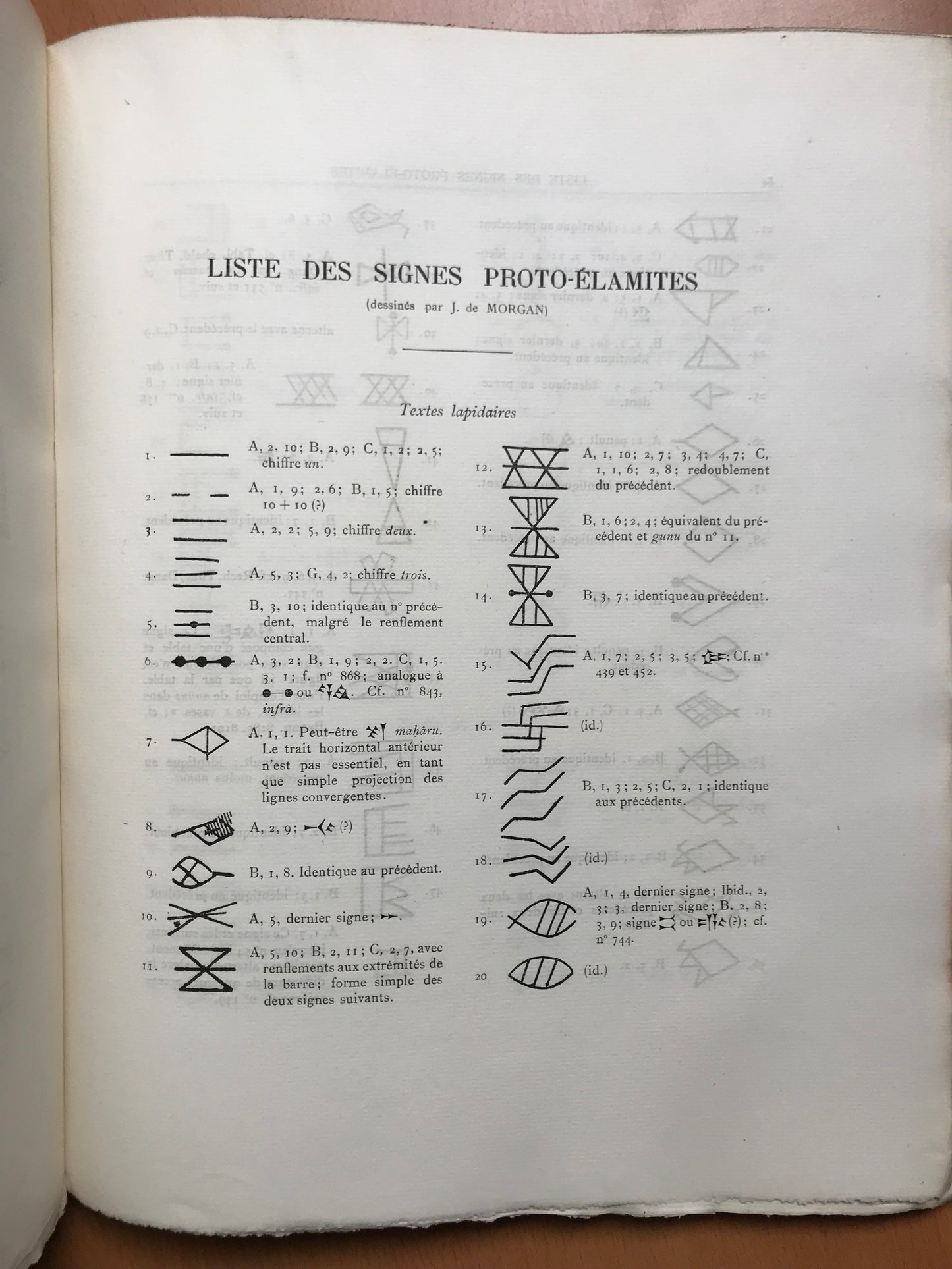 Textes élamites-sémitiques - Délégation en Perse - Morgan - 1905