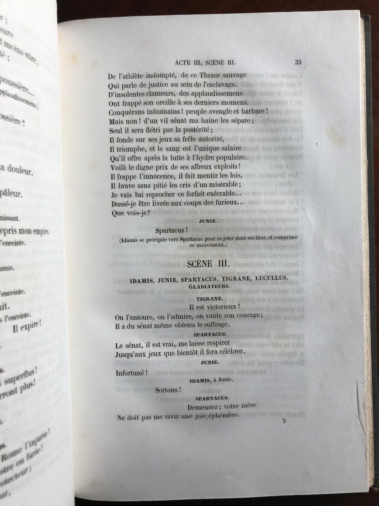 Spartacus - Hippolyte Magen (d'Agen) - Envoi autographe - Edition originale - 1847