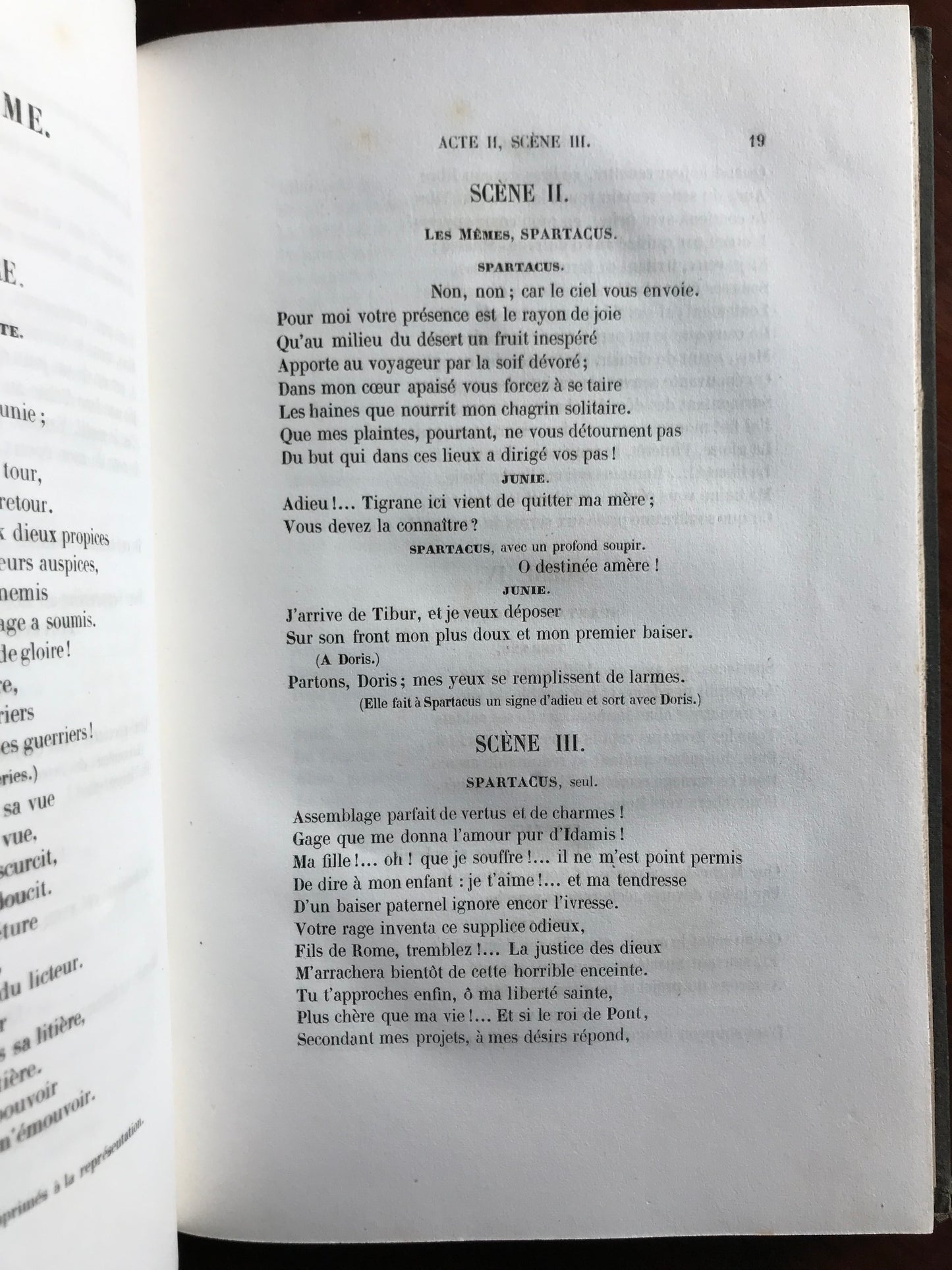 Spartacus - Hippolyte Magen (d'Agen) - Envoi autographe - Edition originale - 1847