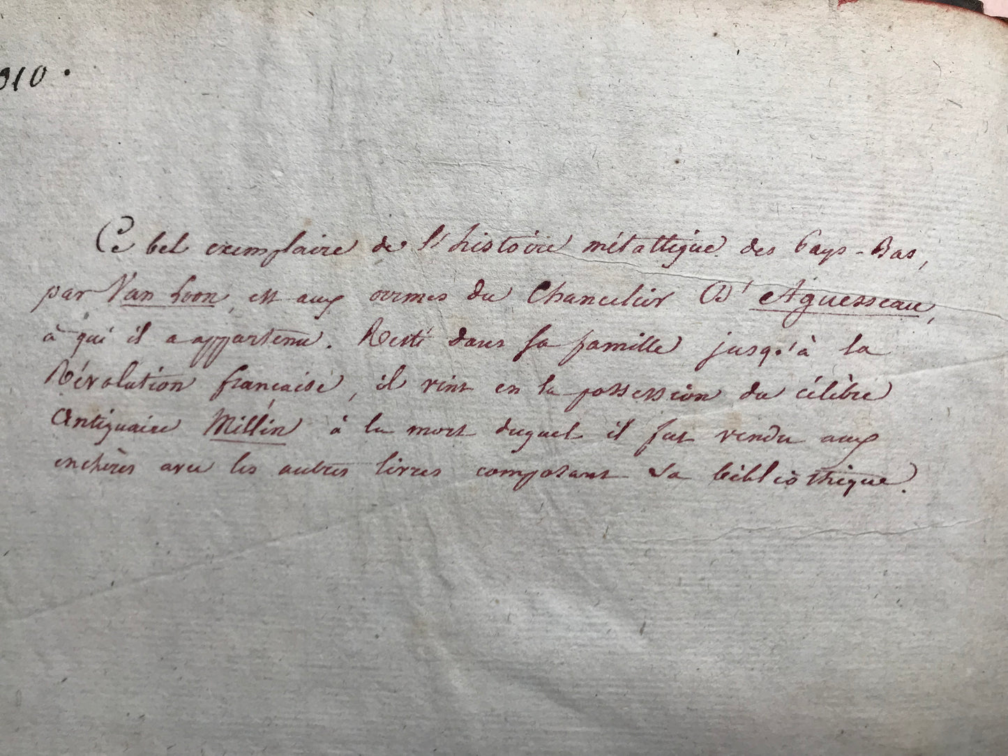 Metallic history of the 17th provinces of the Netherlands - From the abdication of Charles V to the peace of Baden in 1716 - First French edition translated from the Dutch of Mr. Gerard Van Loon - Binding with the Arms of Chancellor d'Aguesseau - 1732