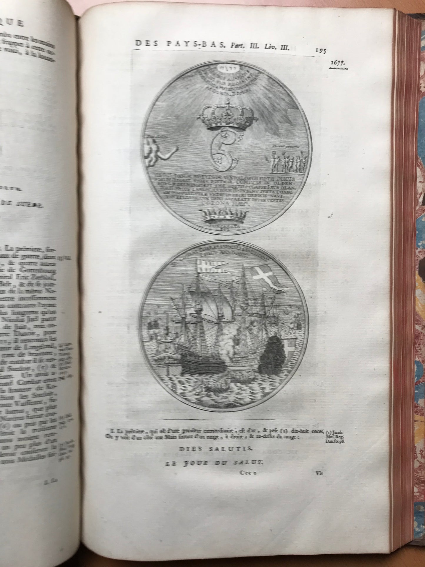 Histoire métallique des XVII provinces de Pays-Bas - Depuis l'abdication de Charles-Quint jusqu'à la paix de Bade en 1716 - Première édition française traduite du hollandois de monsieur Gerard Van Loon - Reliure aux Armes du Chancelier d'Aguesseau - 1732