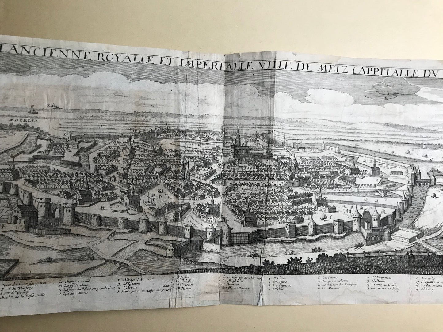 Pourtrait de l'ancienne Royalle et Impérialle ville de Metz cappitale du Pais Messin - Louis Boissevin - 1645