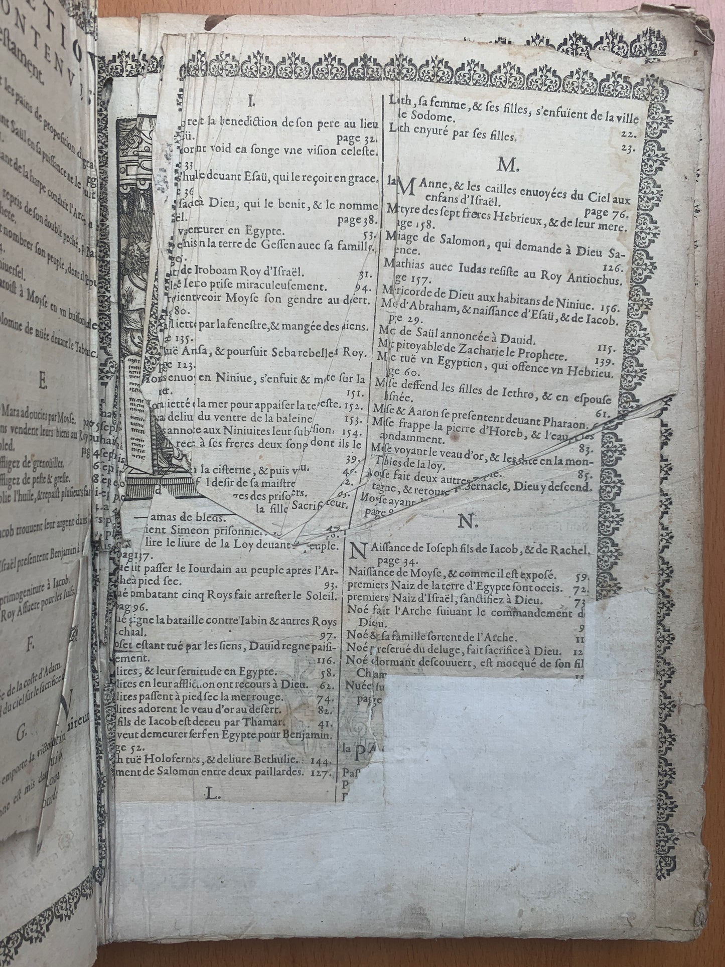 Figures des histoires de la Saincte Bible - Jean Cousin - 1643