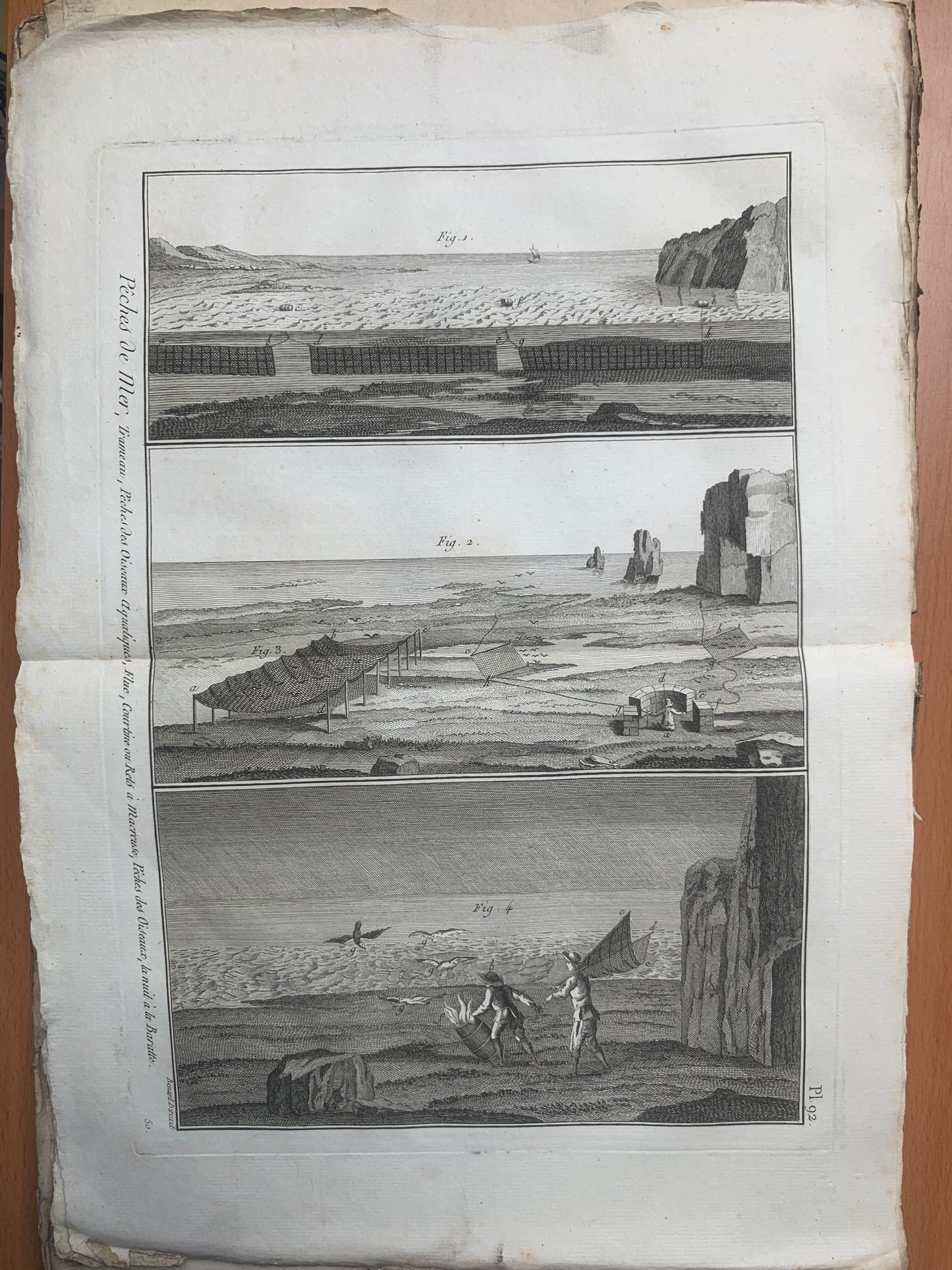 Recueil de planches de l'Encyclopédie - 114 Planches des pêches - 1793