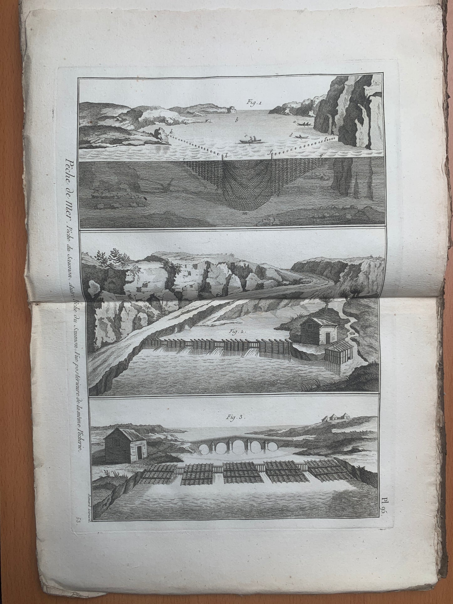 Recueil de planches de l'Encyclopédie - 114 Planches des pêches - 1793