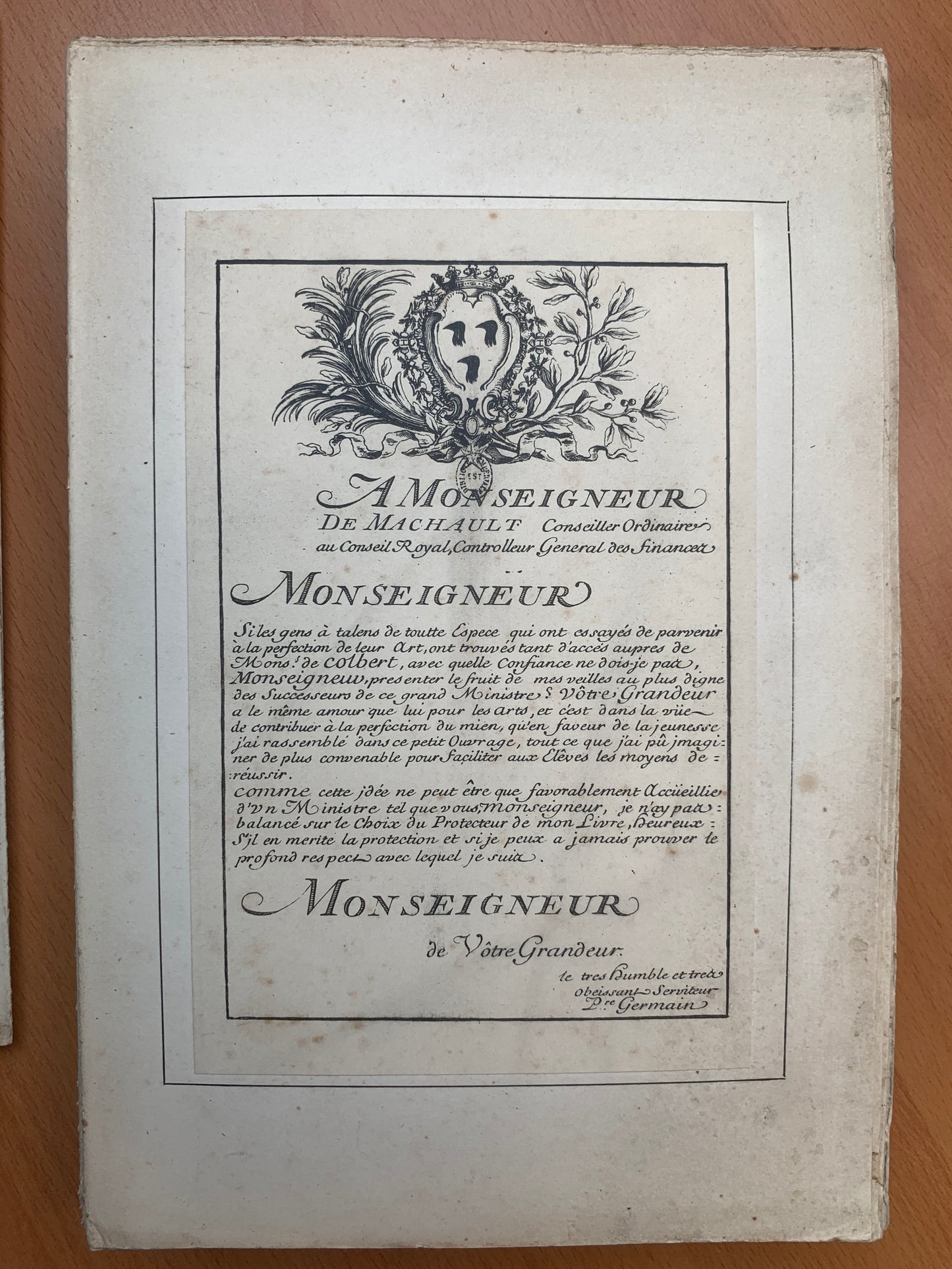 Eléments d'Orfèvrerie - Divisés en deux parties de cinquante feuilles chacune composés par Pierre Germain - 1889