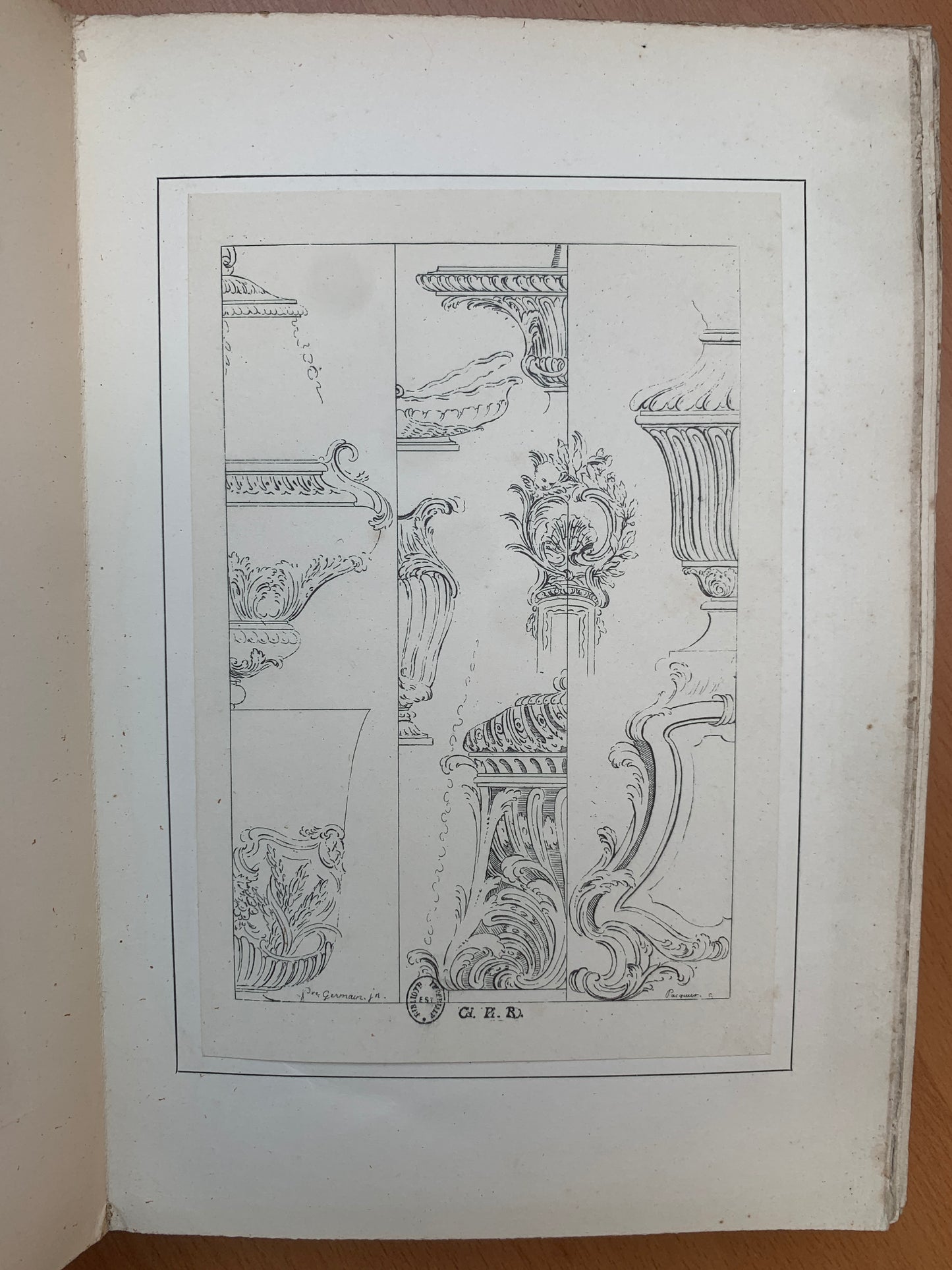 Eléments d'Orfèvrerie - Divisés en deux parties de cinquante feuilles chacune composés par Pierre Germain - 1889