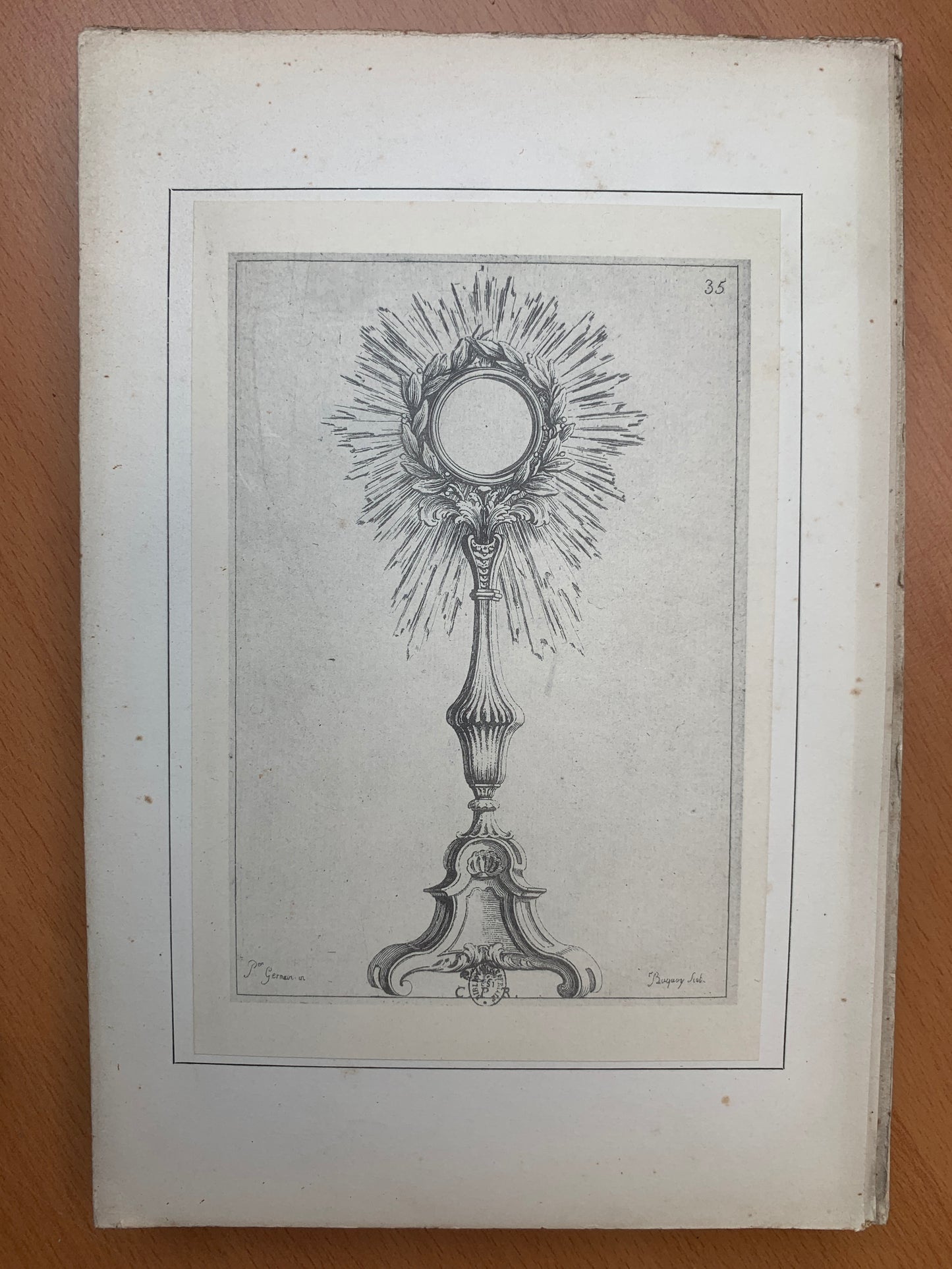 Eléments d'Orfèvrerie - Divisés en deux parties de cinquante feuilles chacune composés par Pierre Germain - 1889