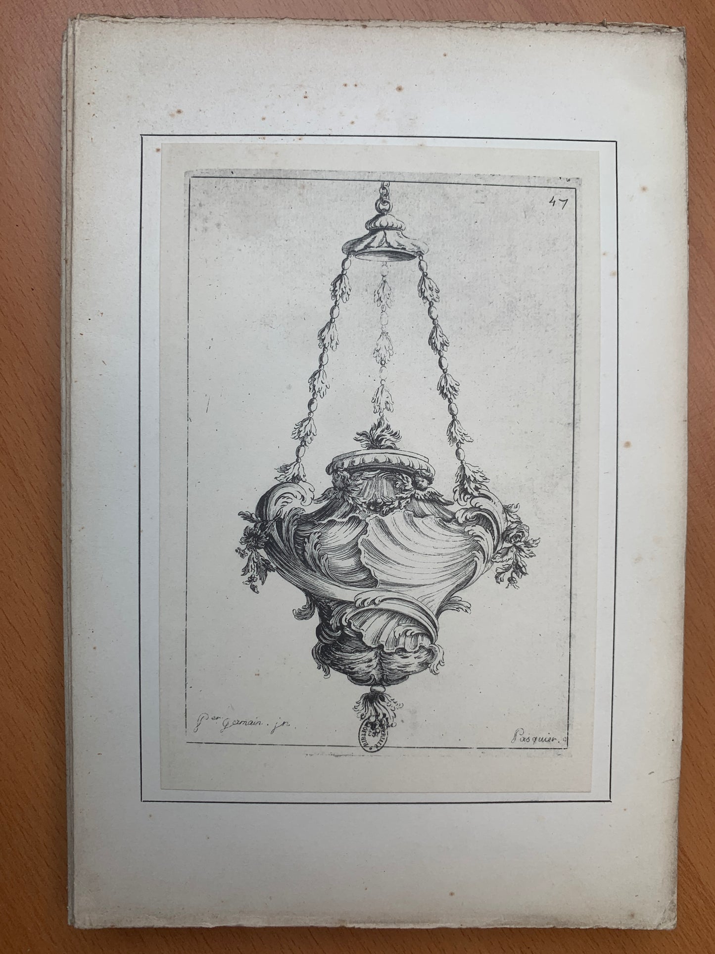 Eléments d'Orfèvrerie - Divisés en deux parties de cinquante feuilles chacune composés par Pierre Germain - 1889