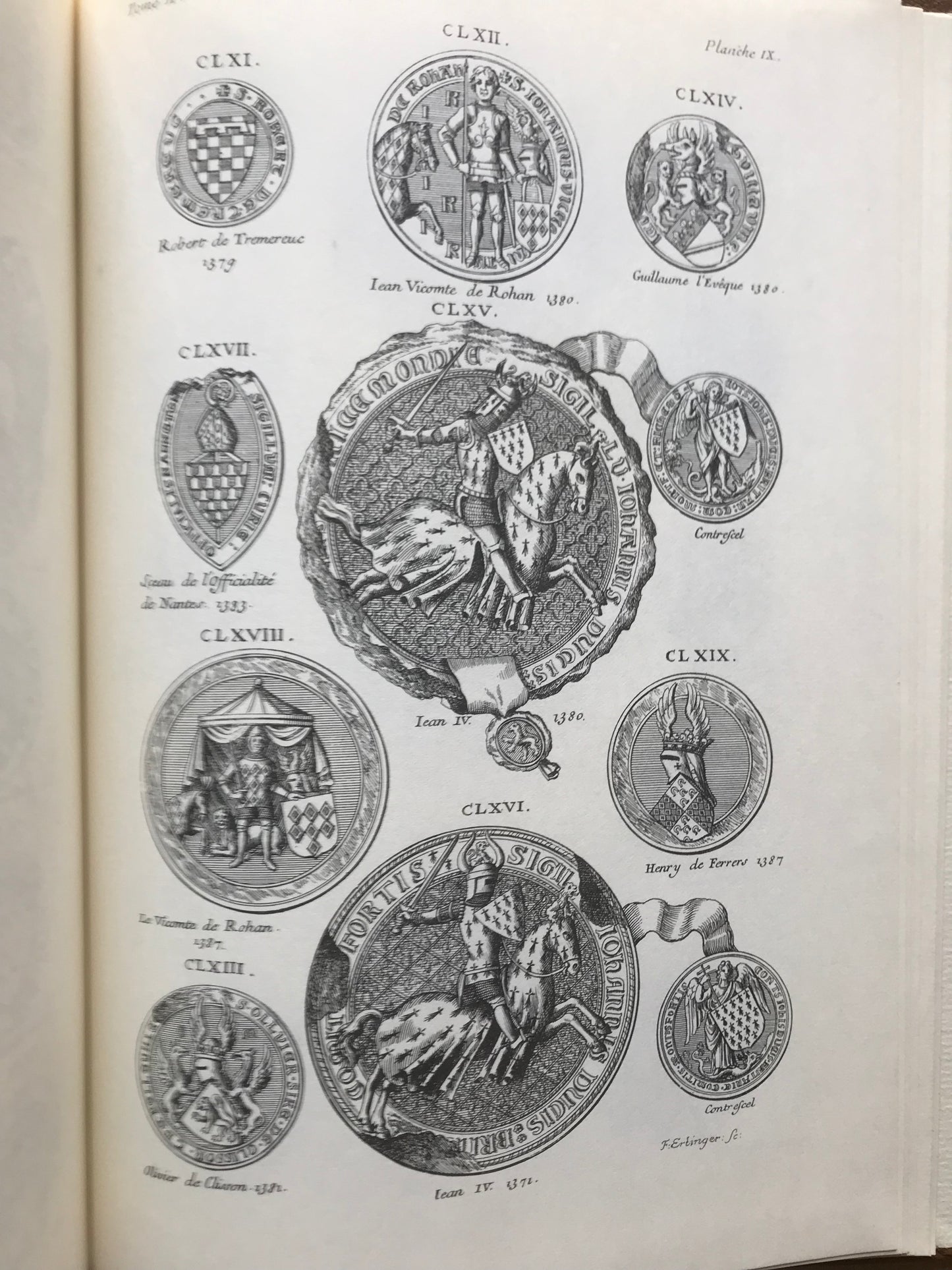 Histoire ecclésiastique et civile de Bretagne et Mémoires pour servir de preuves à l'Histoire ecclésiastique et civile de Bretagne - Dom Pierre-Hyacinthe Morice - 1974