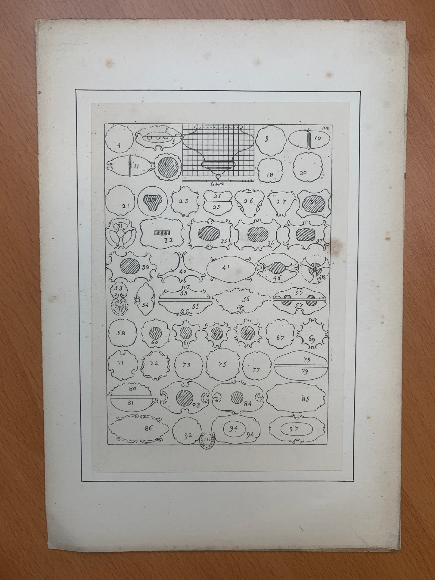 Eléments d'Orfèvrerie - Divisés en deux parties de cinquante feuilles chacune composés par Pierre Germain - 1889