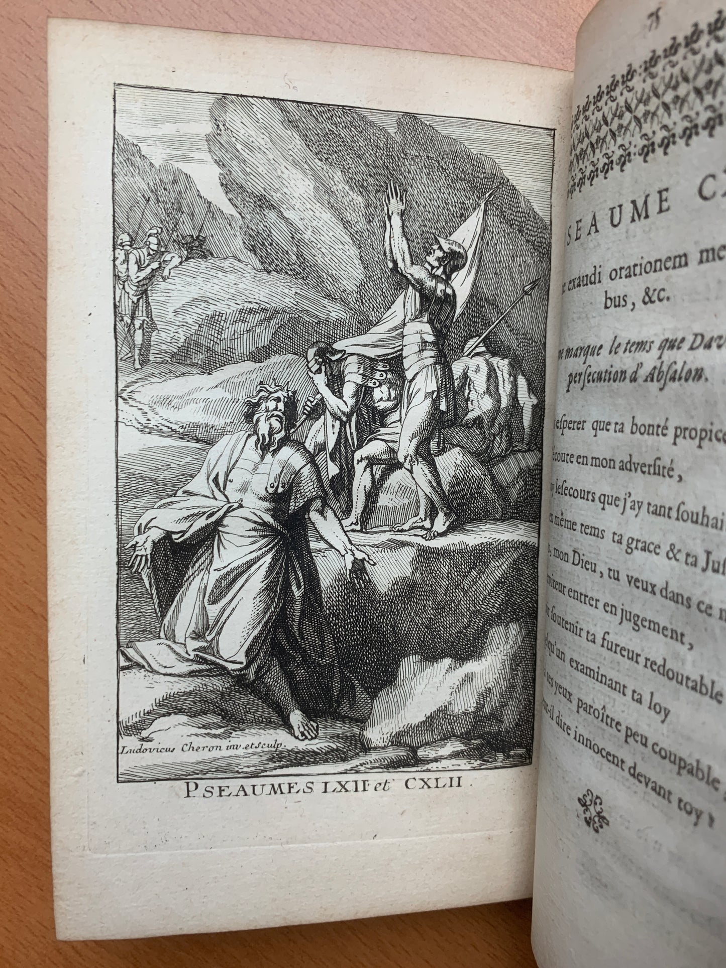 Essay de pseaumes et cantiques mis en vers et enrichis de figures - Élisabeth-Sophie Chéron - 1694