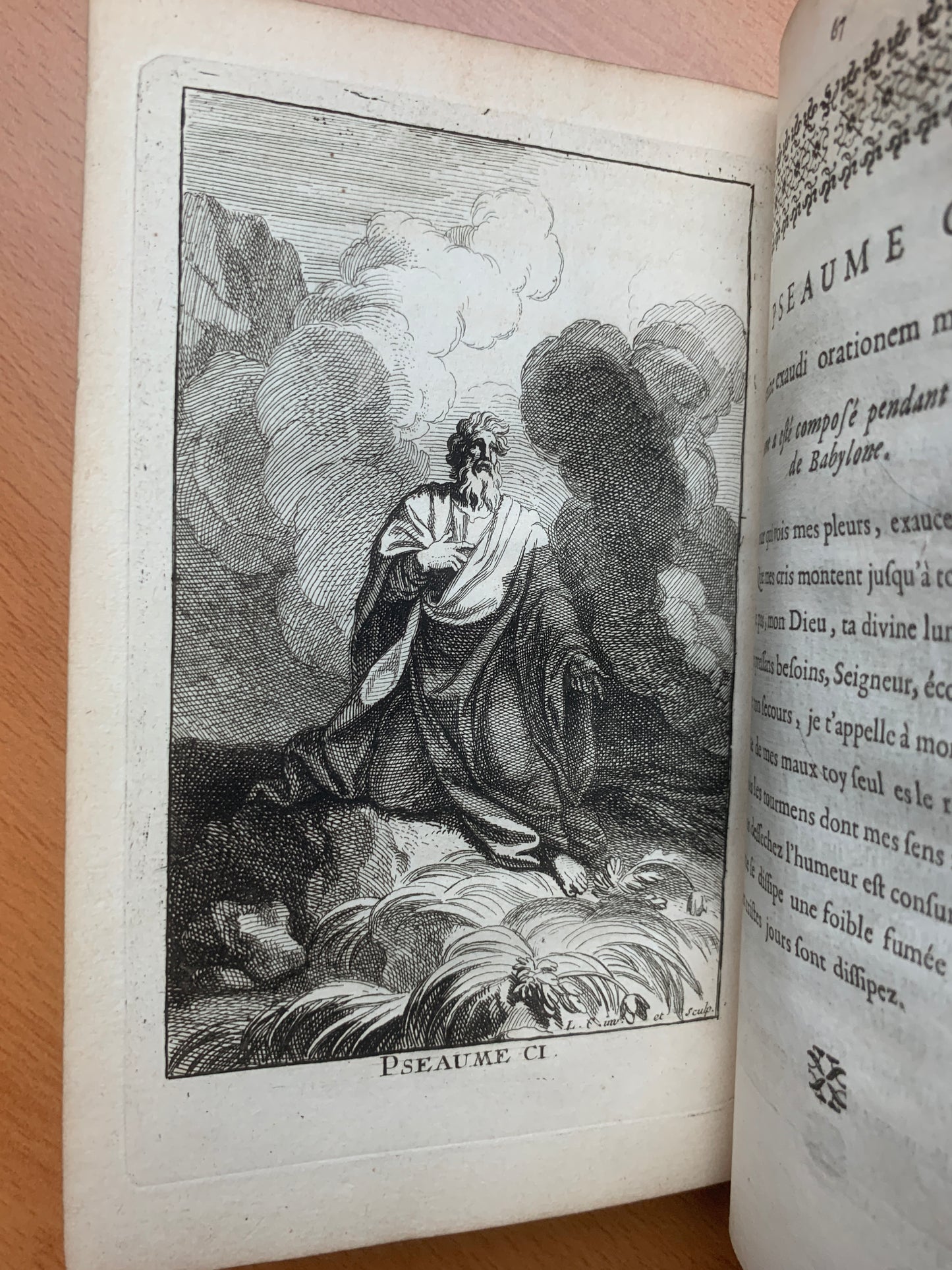 Essay de pseaumes et cantiques mis en vers et enrichis de figures - Élisabeth-Sophie Chéron - 1694