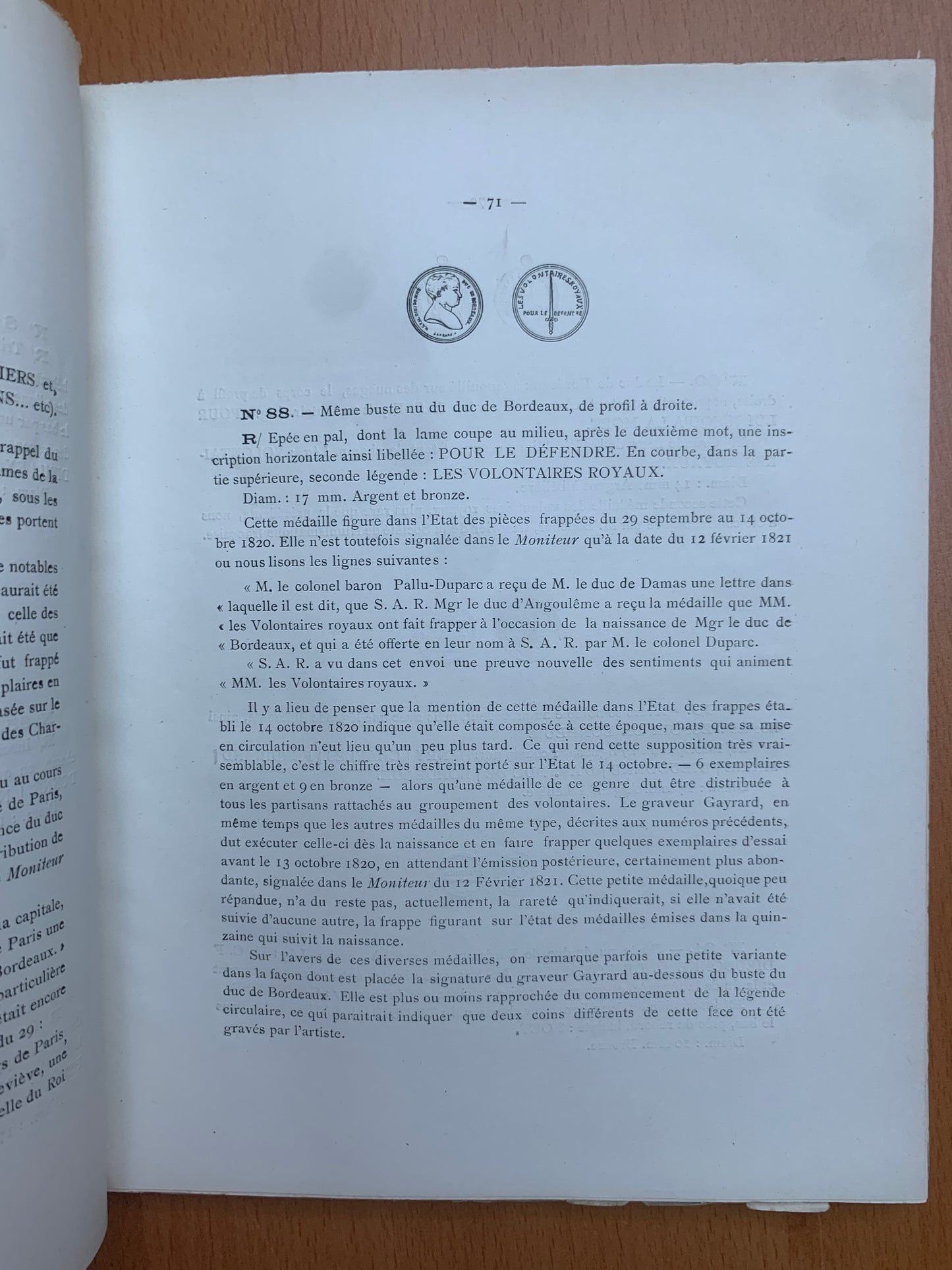 Histoire numismatique du Comte de Chambord - Bauquier et Cavalier - 1912