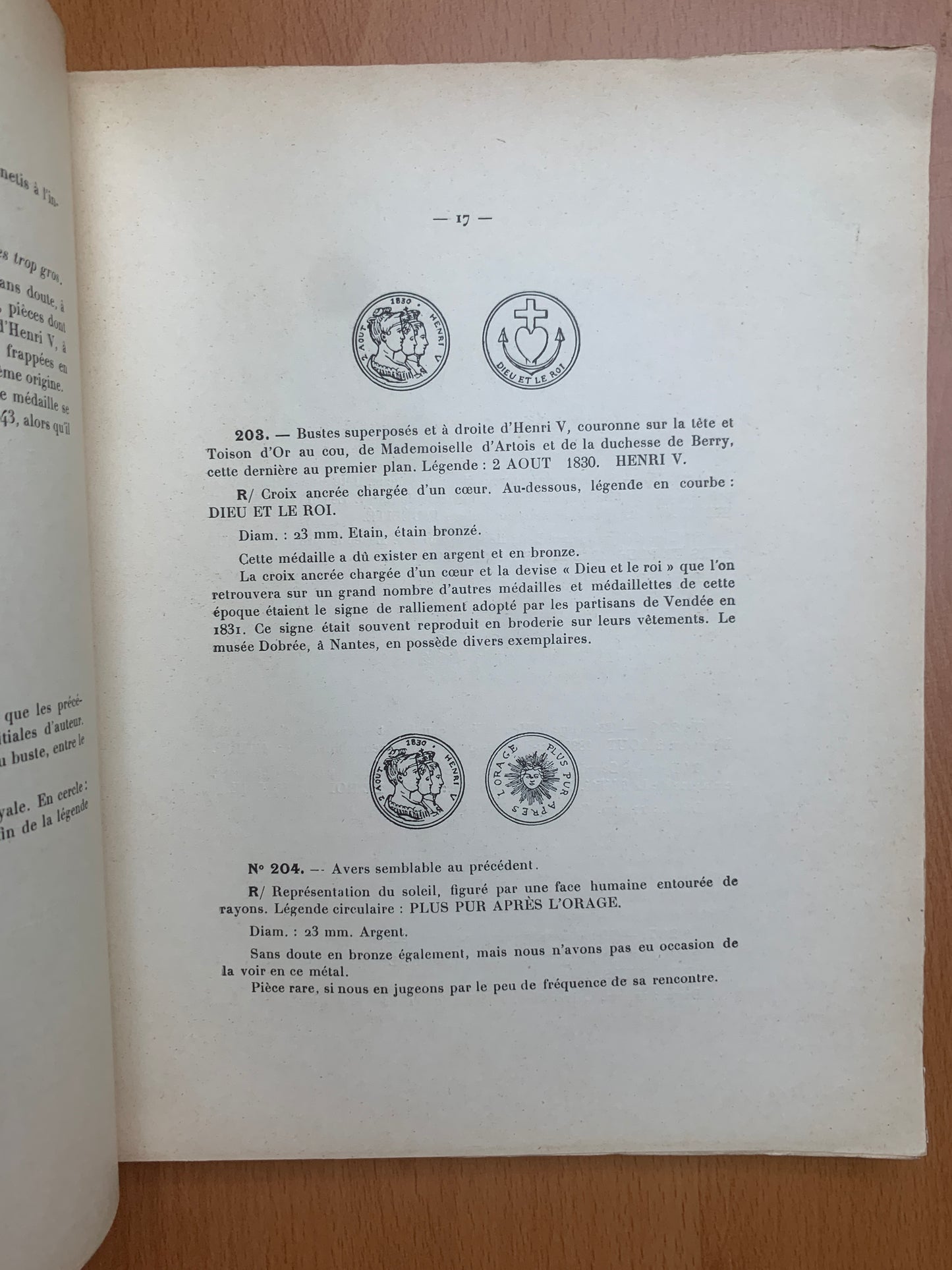 Histoire numismatique du Comte de Chambord - Bauquier et Cavalier - 1912