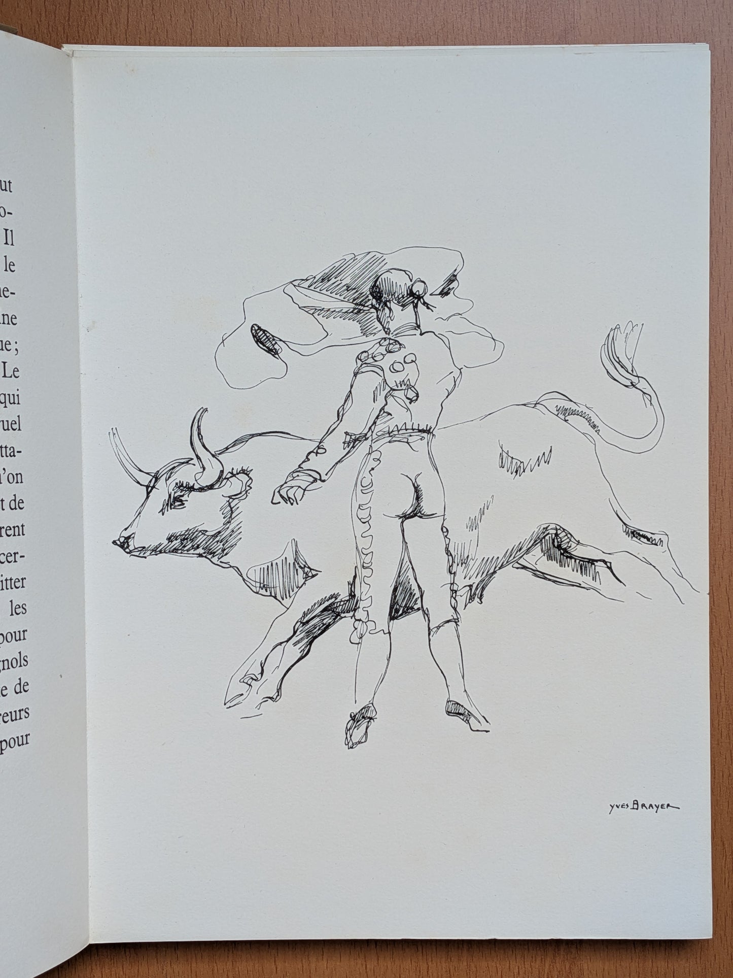 Lettre de Madrid - Les combats de Taureaux - Prosper Mérimée - Yves Brayer 1945