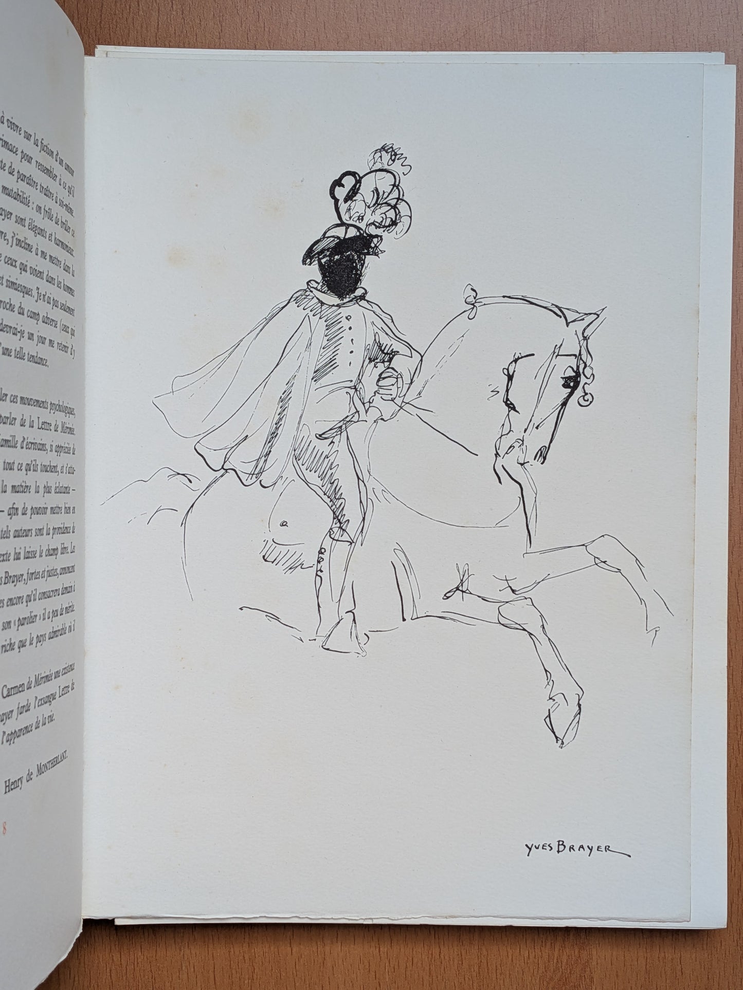 Lettre de Madrid - Les combats de Taureaux - Prosper Mérimée - Yves Brayer 1945