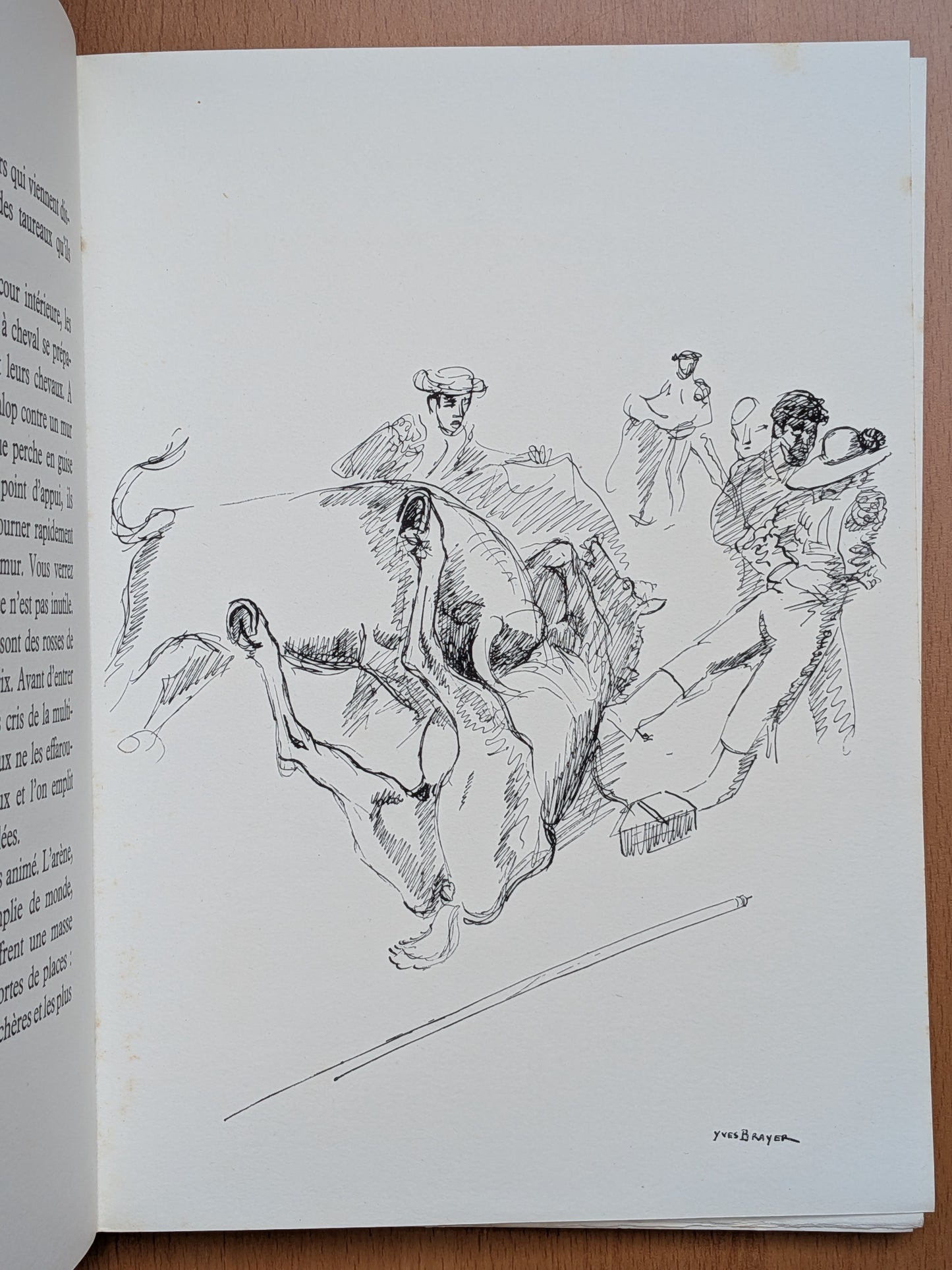 Lettre de Madrid - Les combats de Taureaux - Prosper Mérimée - Yves Brayer 1945