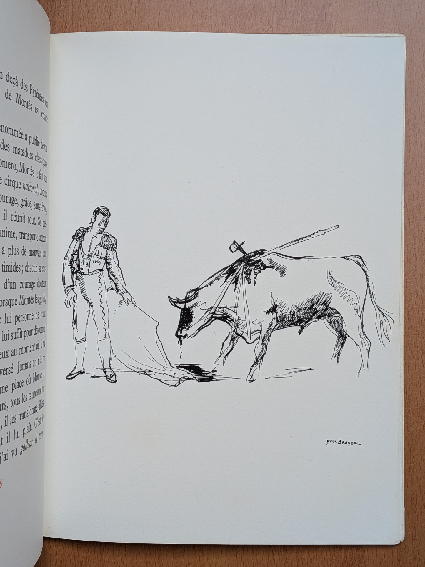 Lettre de Madrid - Les combats de Taureaux - Prosper Mérimée - Yves Brayer 1945