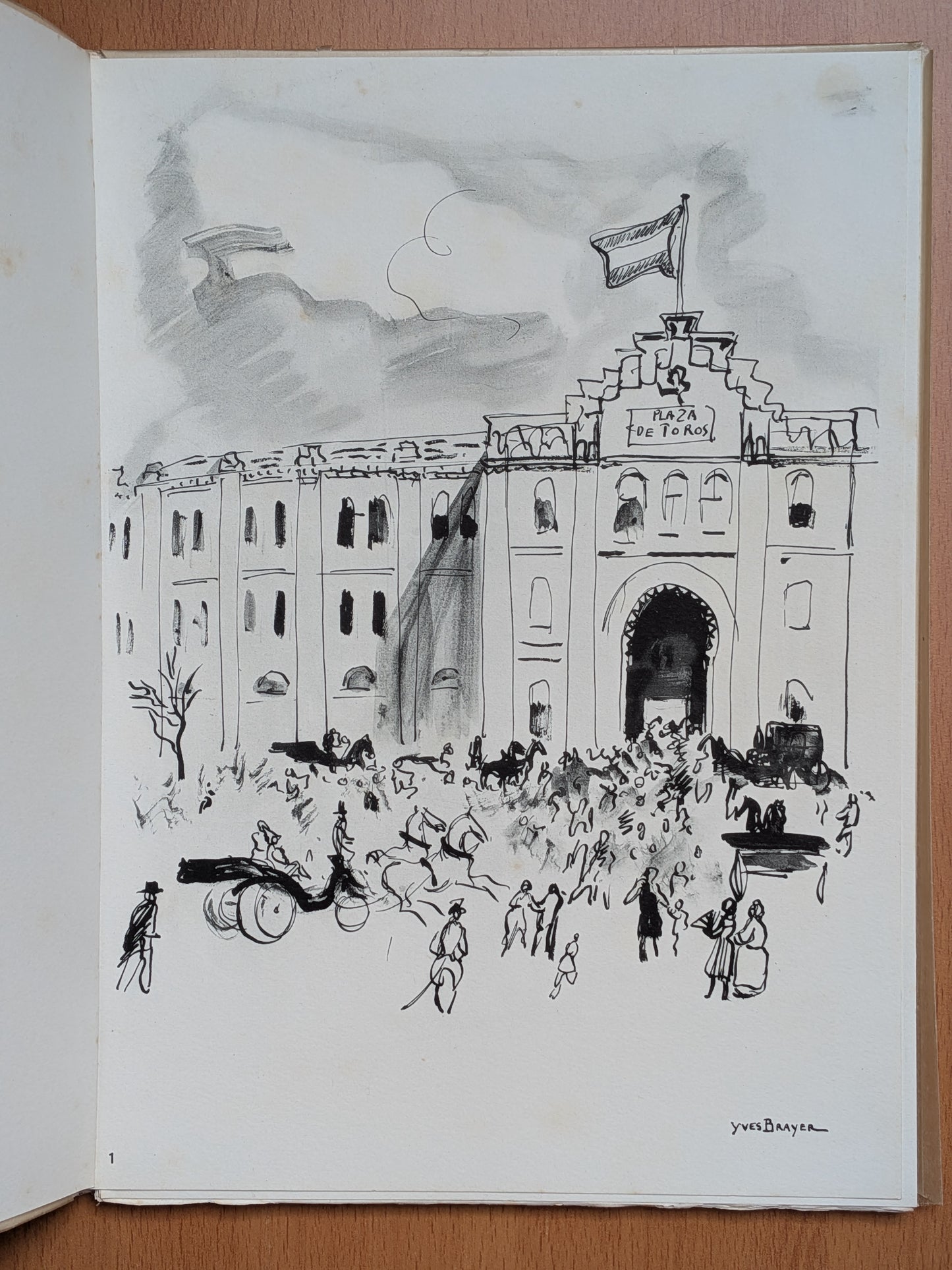 Lettre de Madrid - Les combats de Taureaux - Prosper Mérimée - Yves Brayer 1945