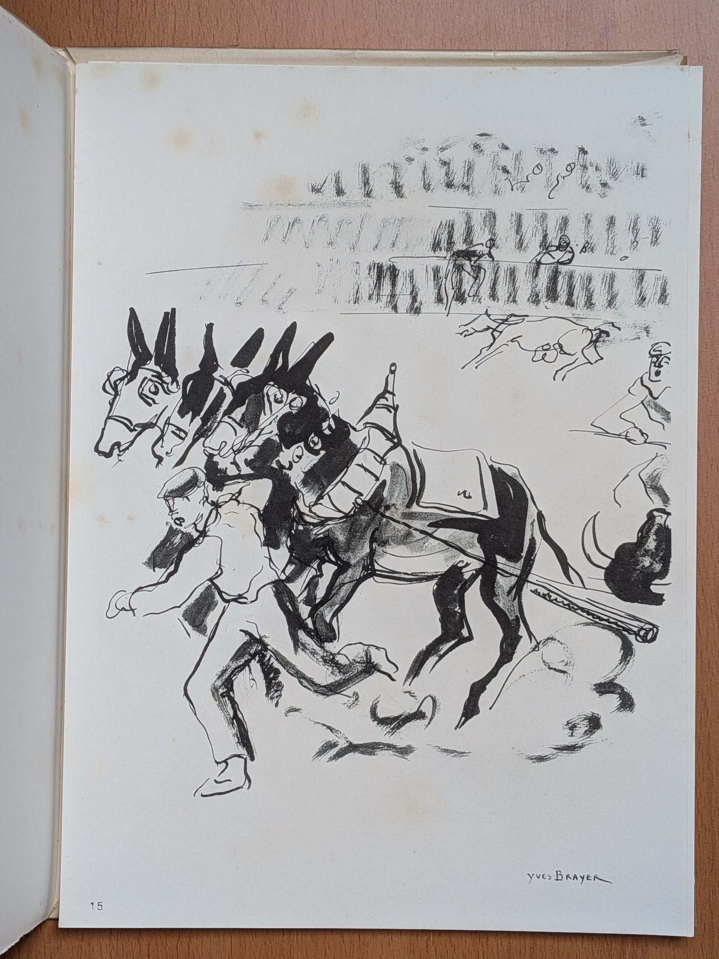 Lettre de Madrid - Les combats de Taureaux - Prosper Mérimée - Yves Brayer 1945