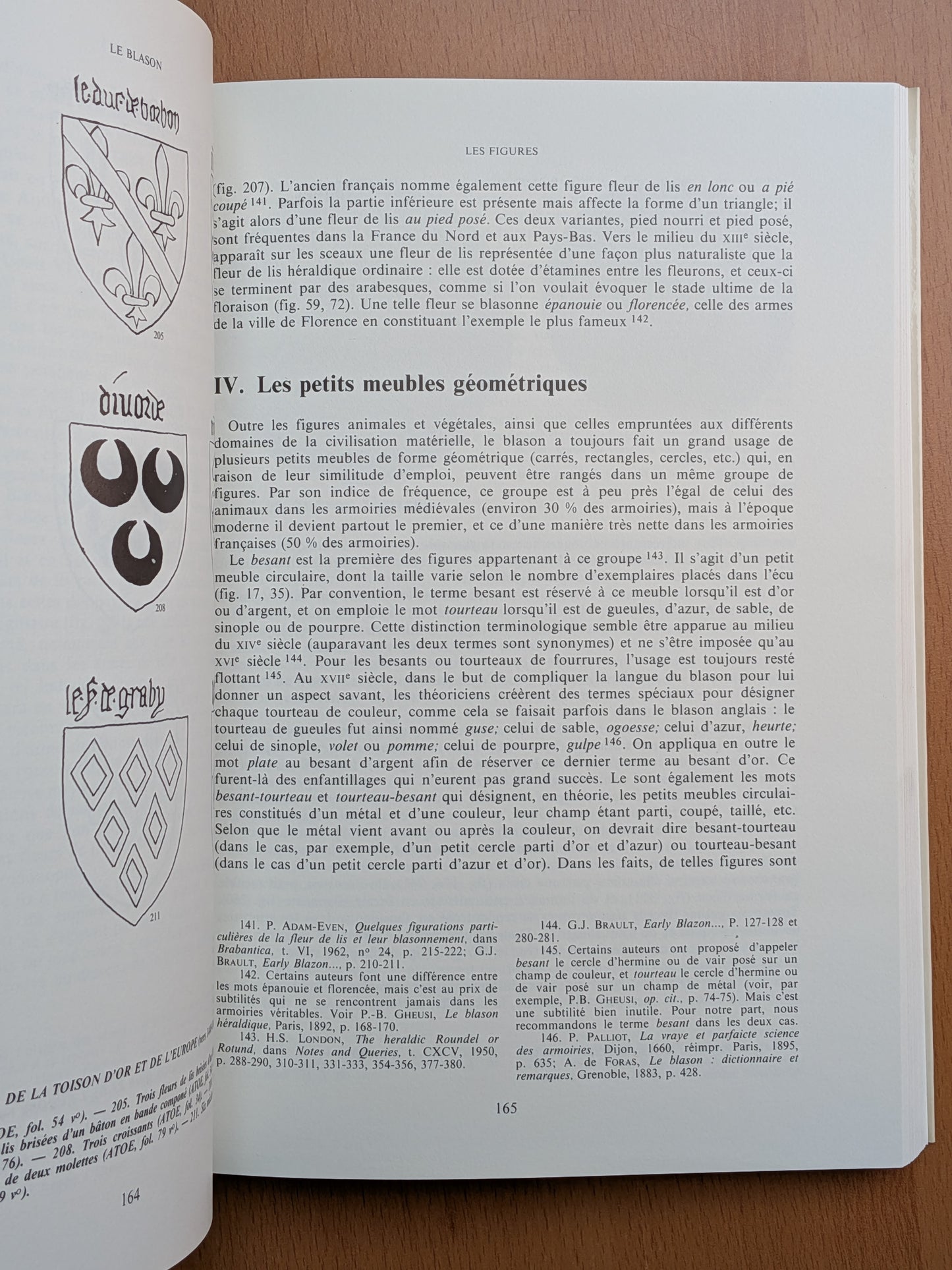 Traité d'Héraldique - Michel Pastoureau - Grands manuels Picard - 1979