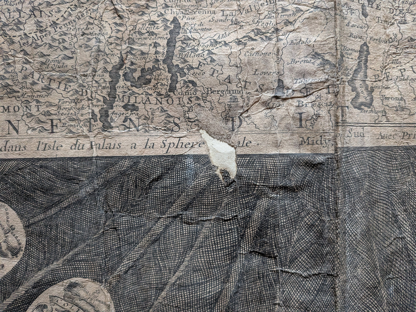 L'Empire d'Allemagne - Dressée et dédiée à Monseigneur le Dauphin par Nicolas de Fer, Géographe de sa Majesté catolique et de Monseigneur le Dauphin - 1723