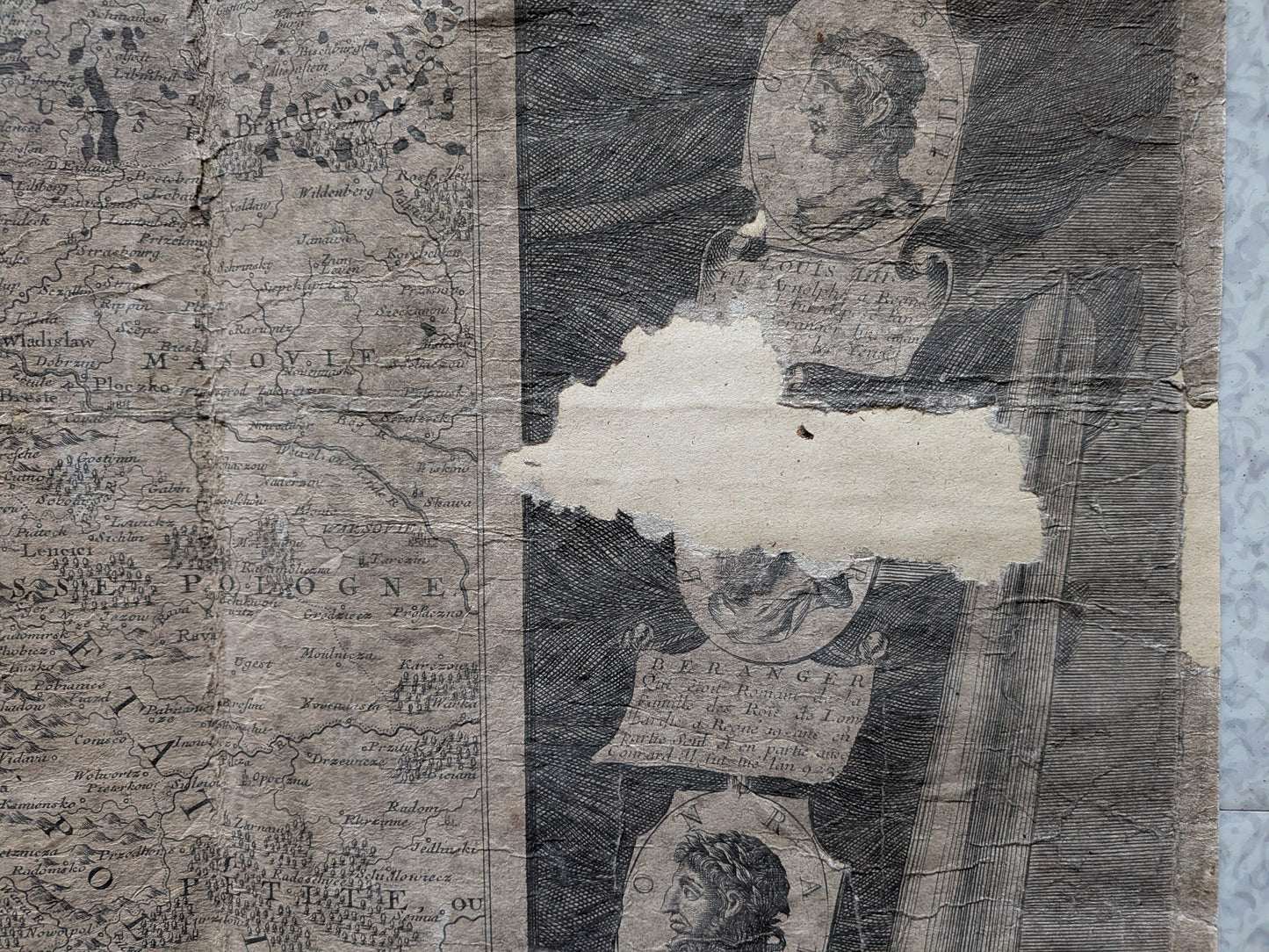 L'Empire d'Allemagne - Dressée et dédiée à Monseigneur le Dauphin par Nicolas de Fer, Géographe de sa Majesté catolique et de Monseigneur le Dauphin - 1723