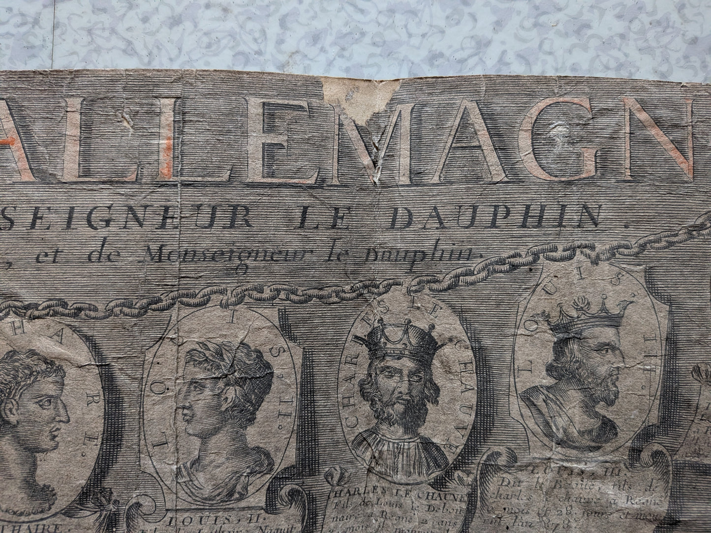 L'Empire d'Allemagne - Dressée et dédiée à Monseigneur le Dauphin par Nicolas de Fer, Géographe de sa Majesté catolique et de Monseigneur le Dauphin - 1723