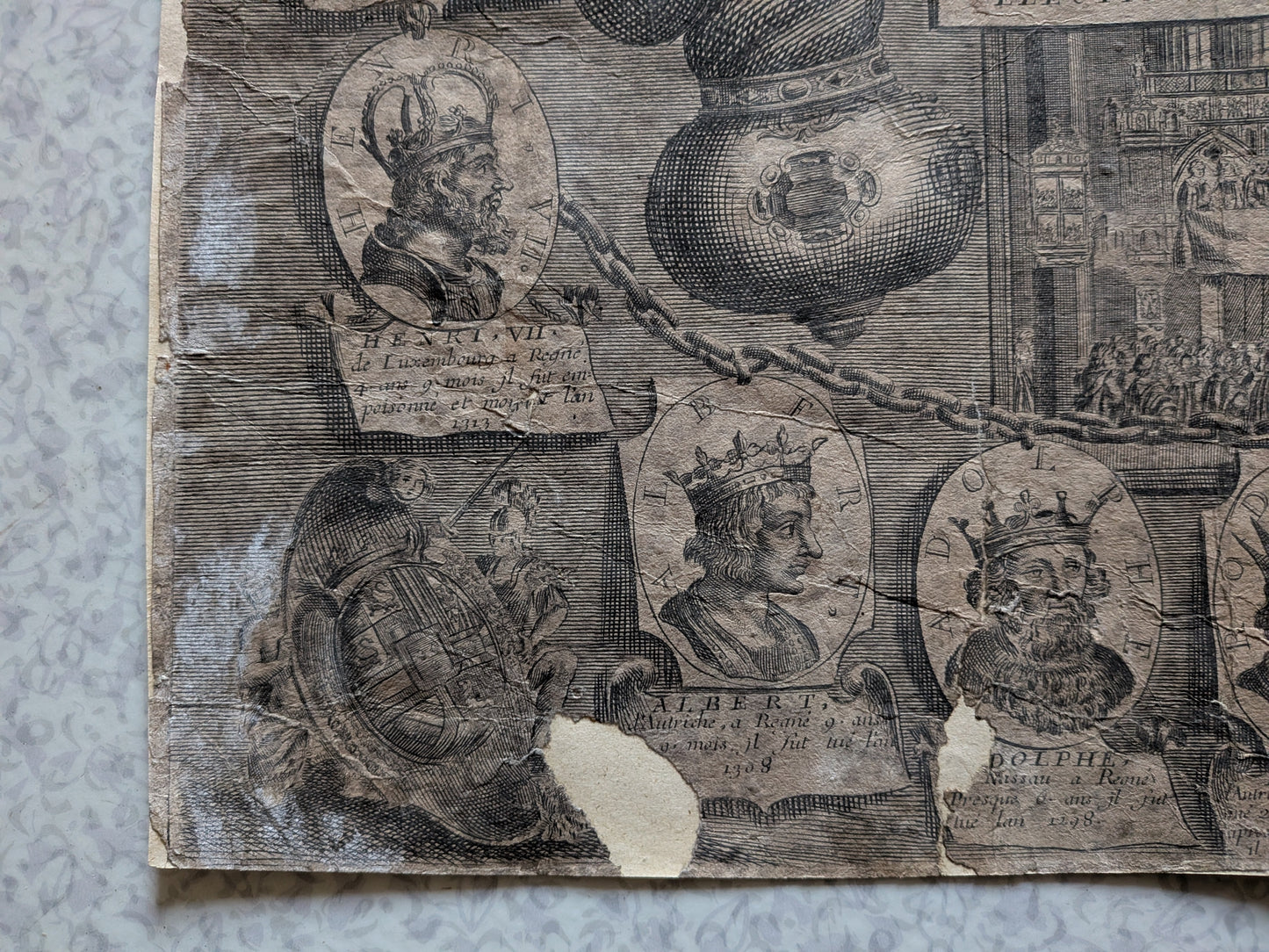 L'Empire d'Allemagne - Dressée et dédiée à Monseigneur le Dauphin par Nicolas de Fer, Géographe de sa Majesté catolique et de Monseigneur le Dauphin - 1723