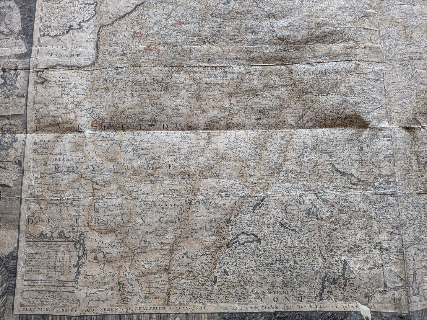 L'Empire d'Allemagne - Dressée et dédiée à Monseigneur le Dauphin par Nicolas de Fer, Géographe de sa Majesté catolique et de Monseigneur le Dauphin - 1723