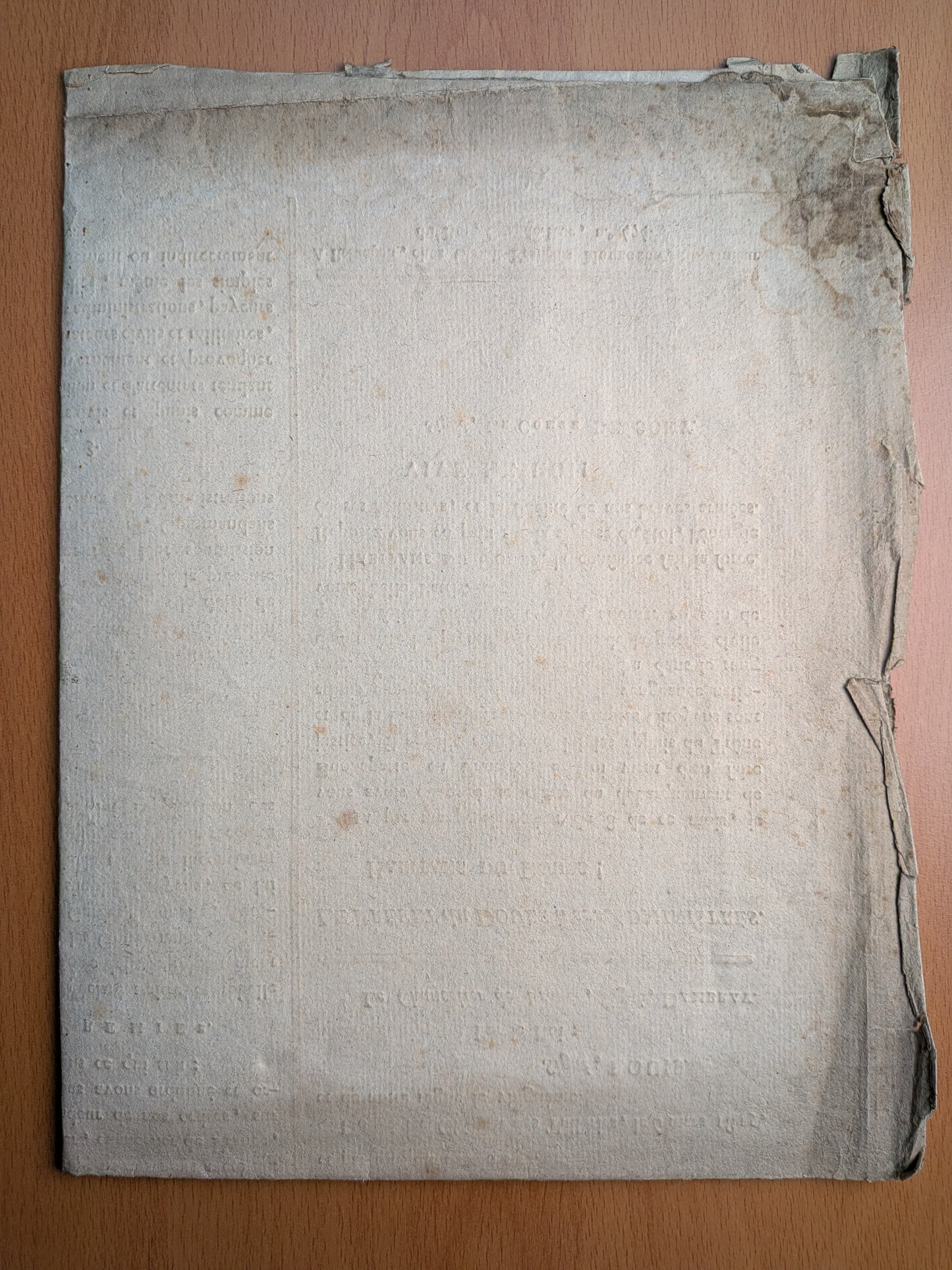 Proclamation de Louis XVIII contre Napoléon Bonaparte - Placard - 13 mars 1815