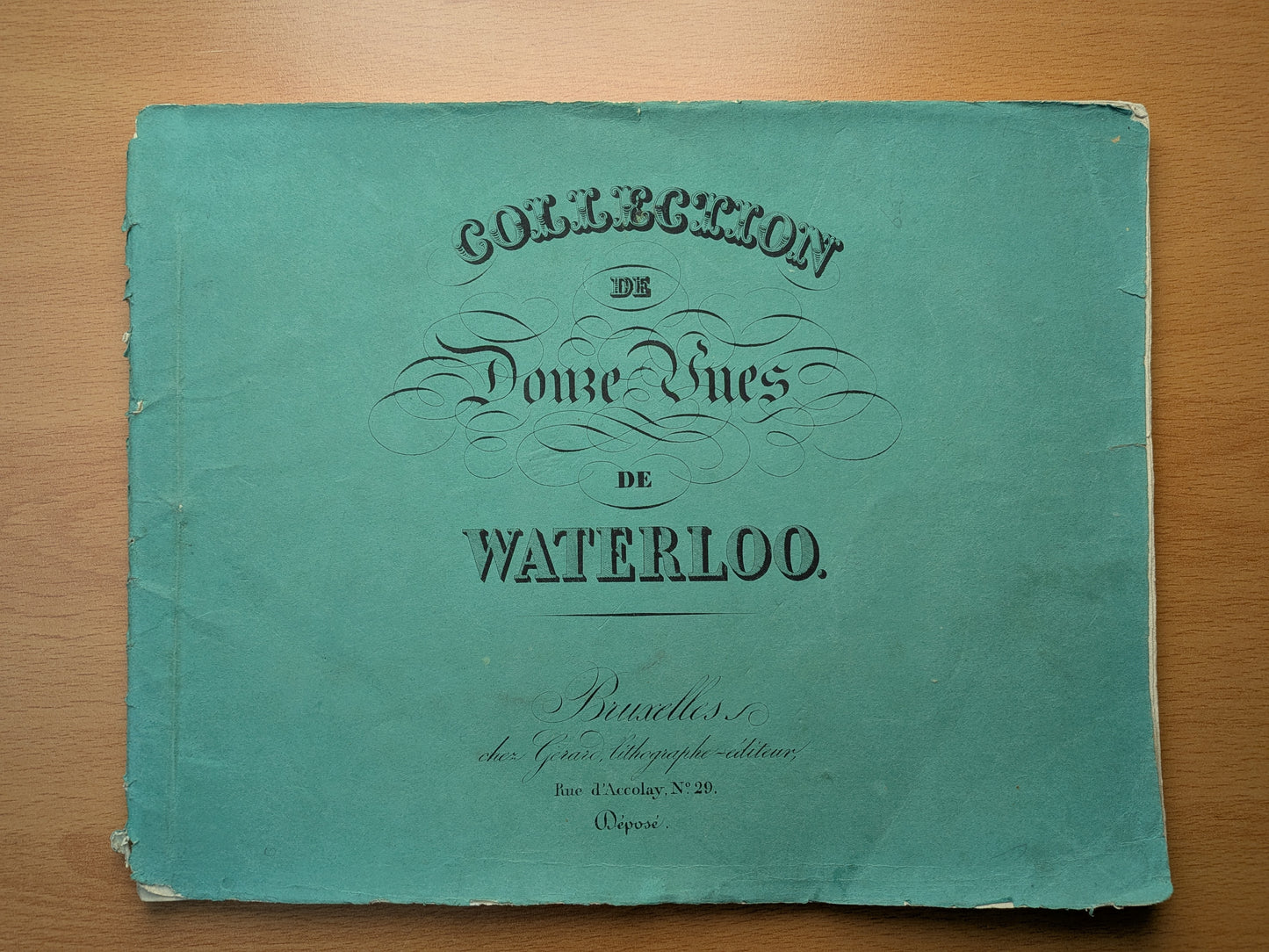 Collection de douze vues de Waterloo - Gérard - c 1840